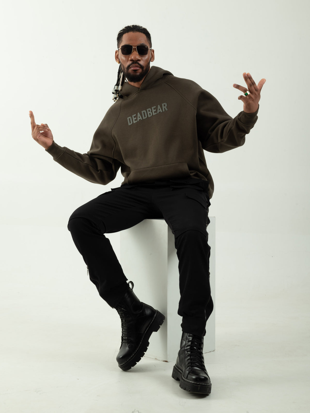 Basic Olive Hoodie
