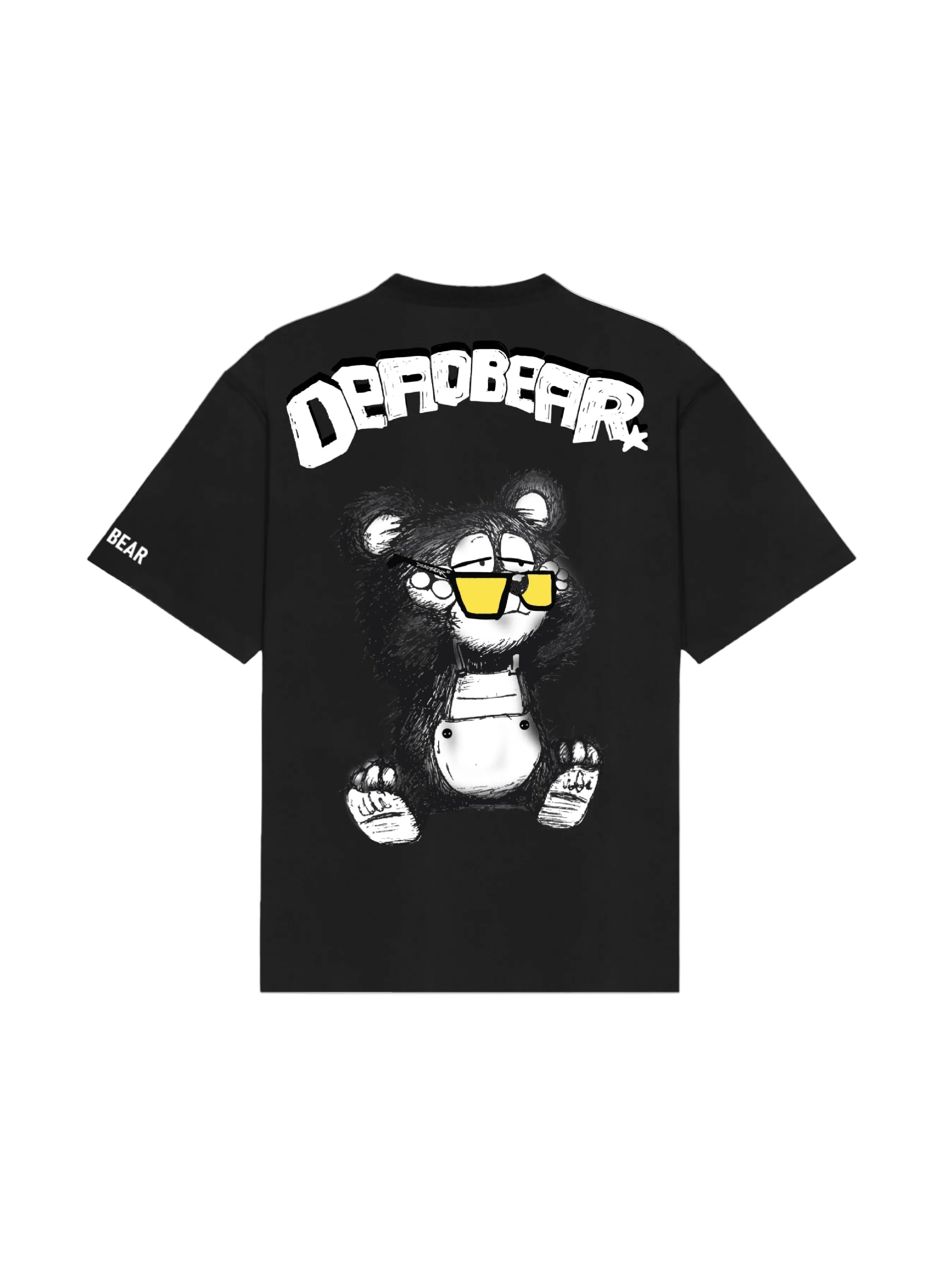 Scribbled Bear Tee Black