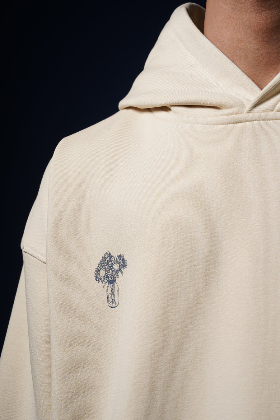 MEMBERS ONLY CLUB – HEIRLOOM TINTED BEIGE HOODIE