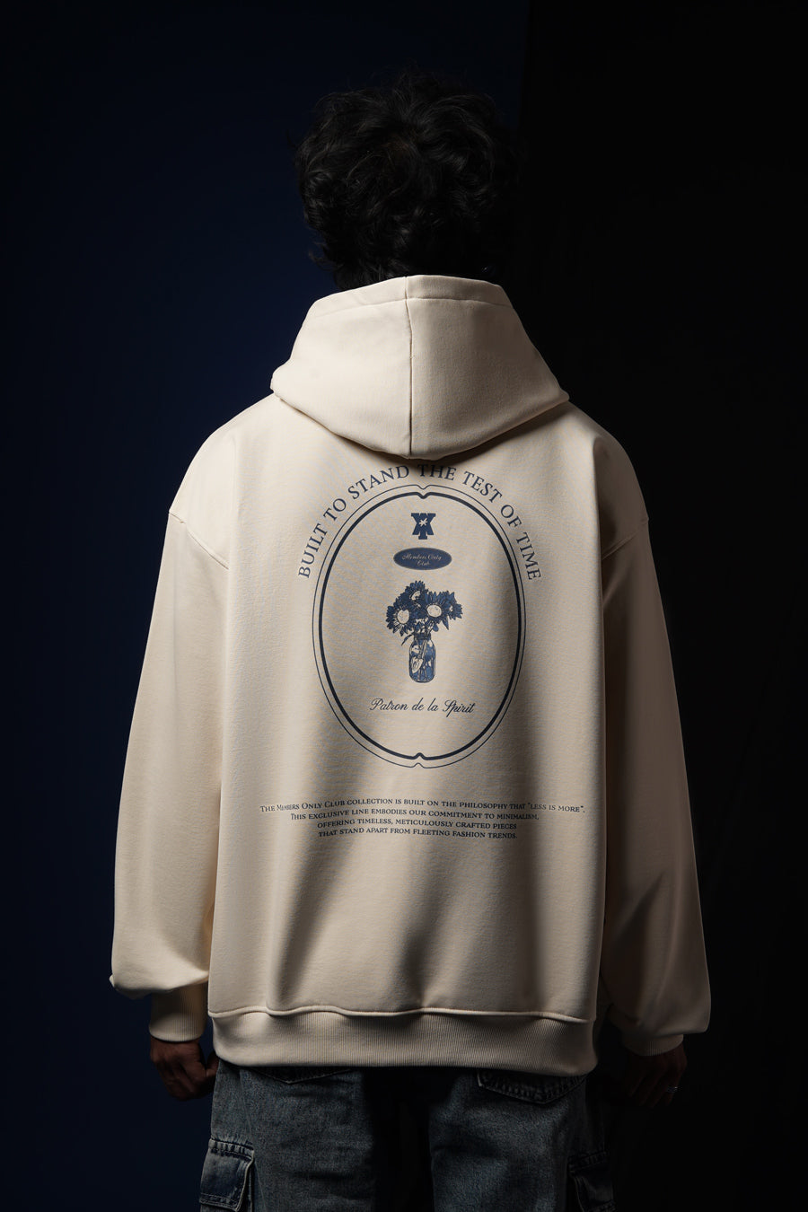 MEMBERS ONLY CLUB – HEIRLOOM TINTED BEIGE HOODIE