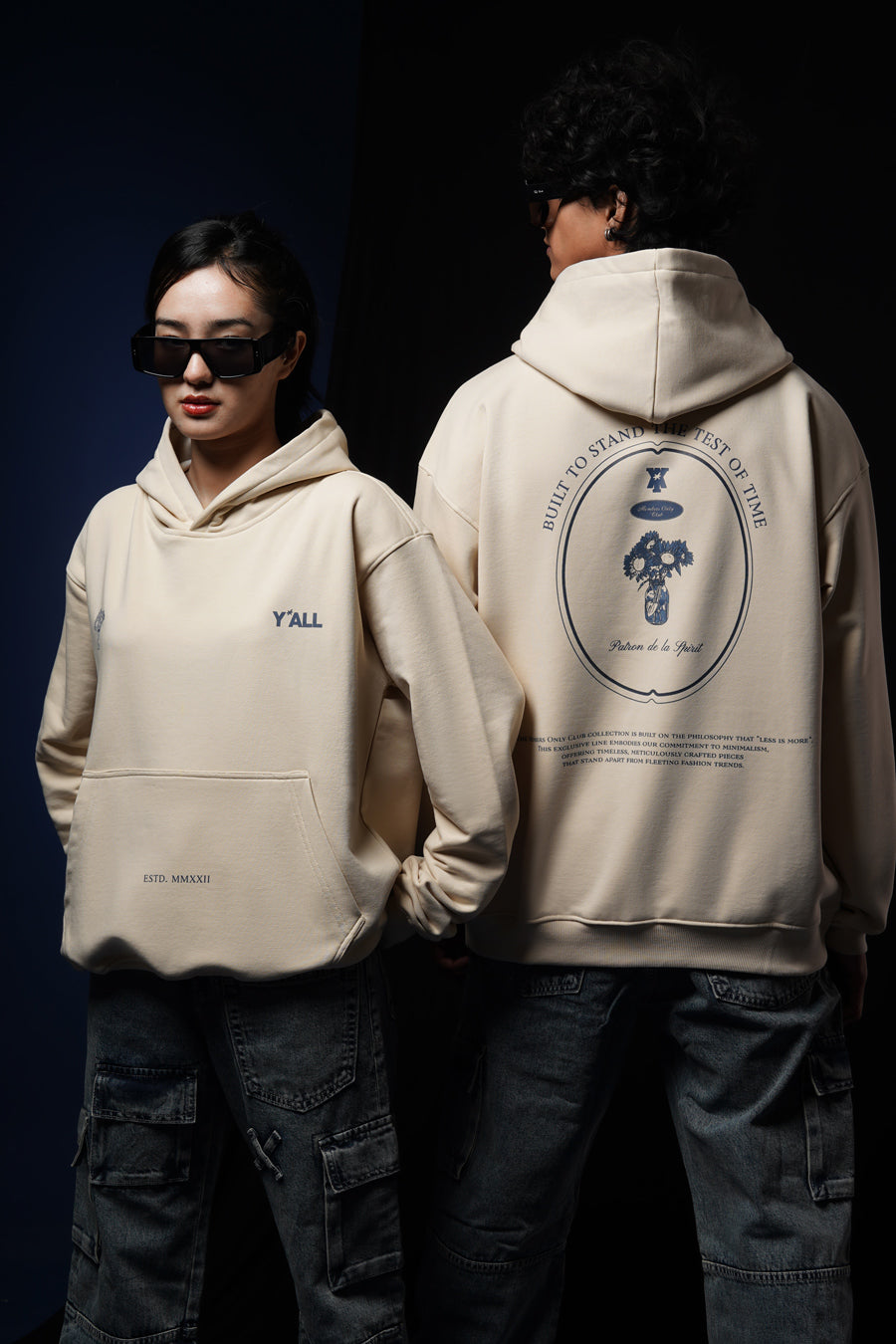 MEMBERS ONLY CLUB – HEIRLOOM TINTED BEIGE HOODIE