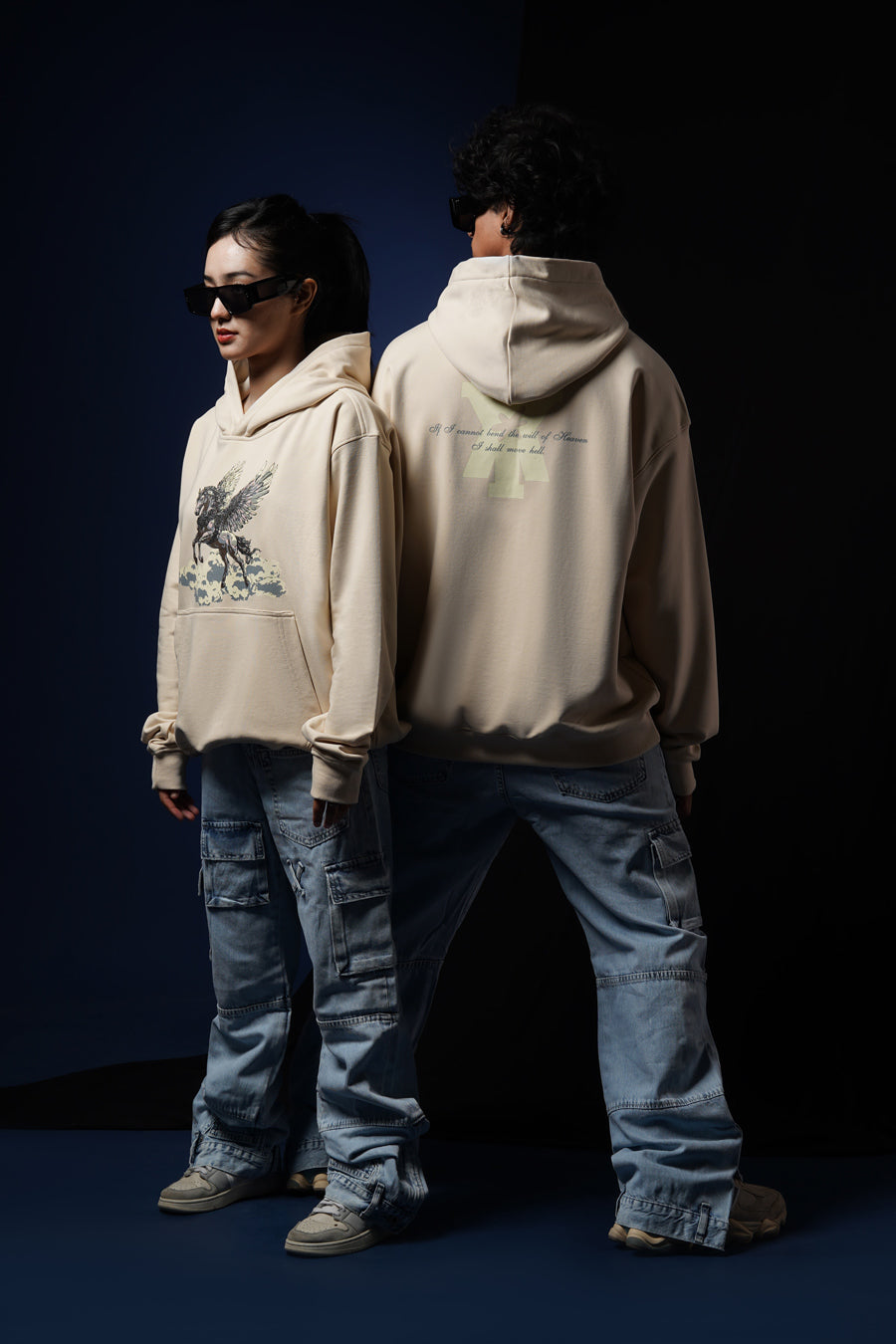PEGASUS HOODIE TINTED BEIGE