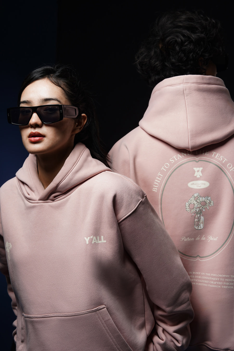 MEMBERS ONLY CLUB – HEIRLOOM SAMLON PINK HOODIE