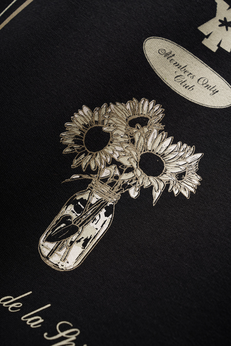 MEMBERS ONLY CLUB – HEIRLOOM BLACK HOODIE
