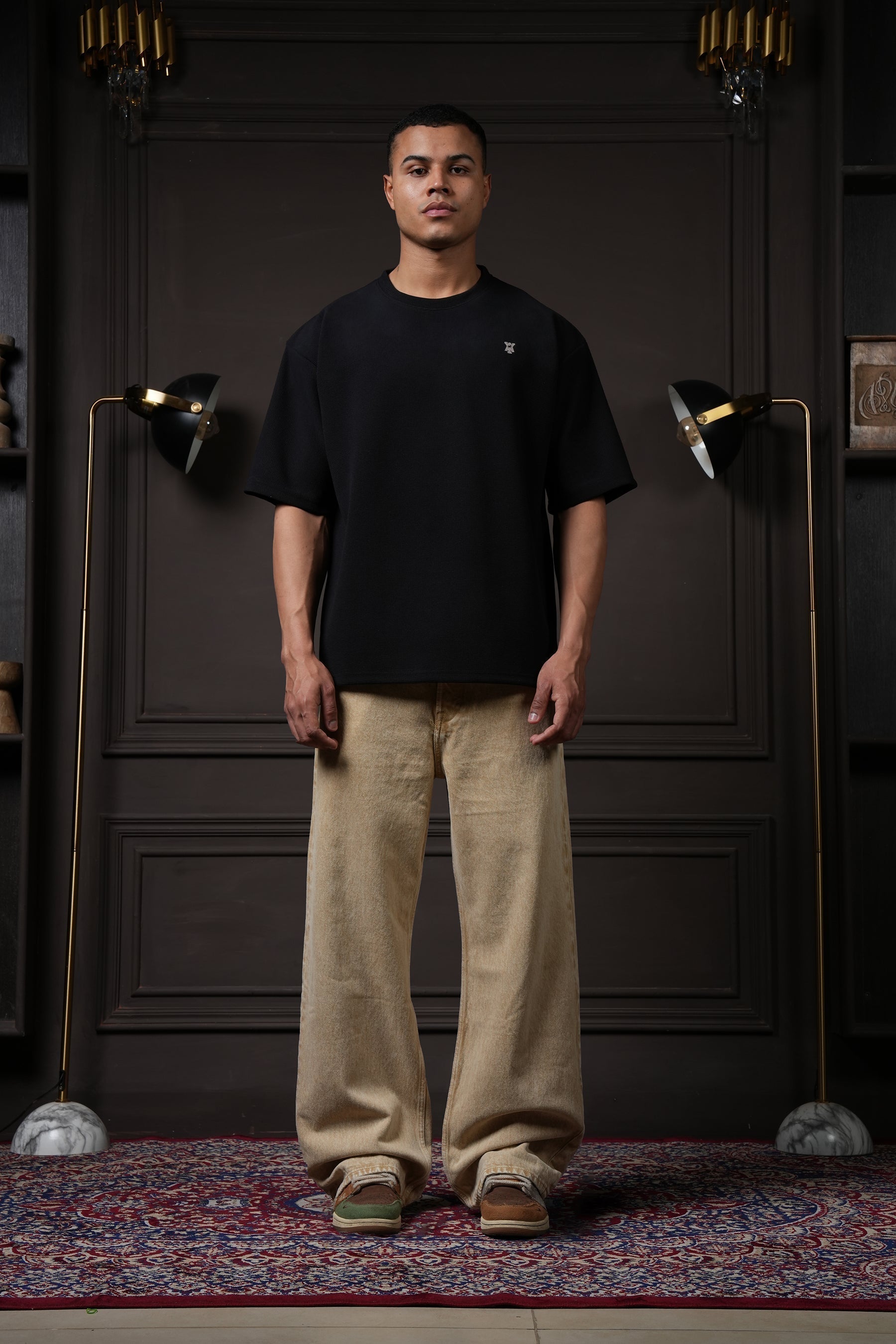 Waffle T Shirt - Black