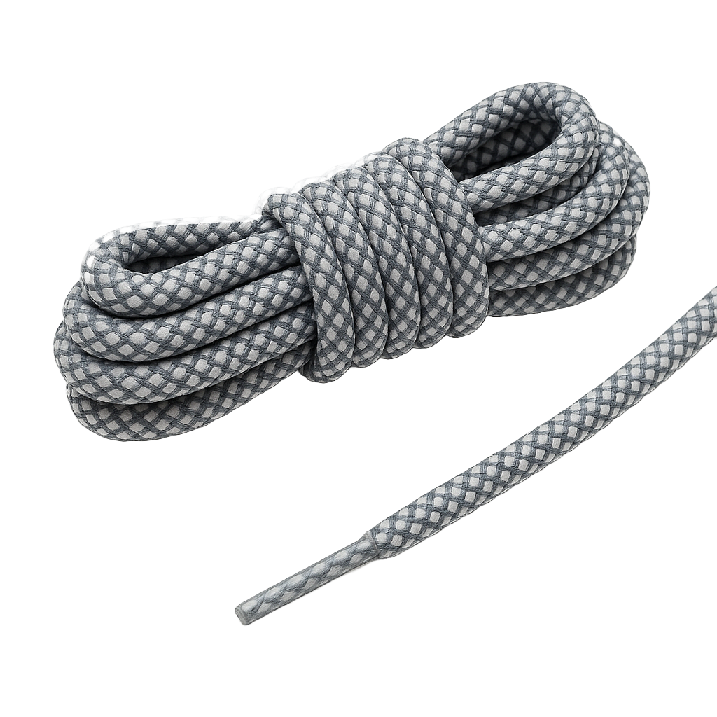 Critical White Reflective Shoelaces | Yeezy Laces, Nike Laces By KNOTTY