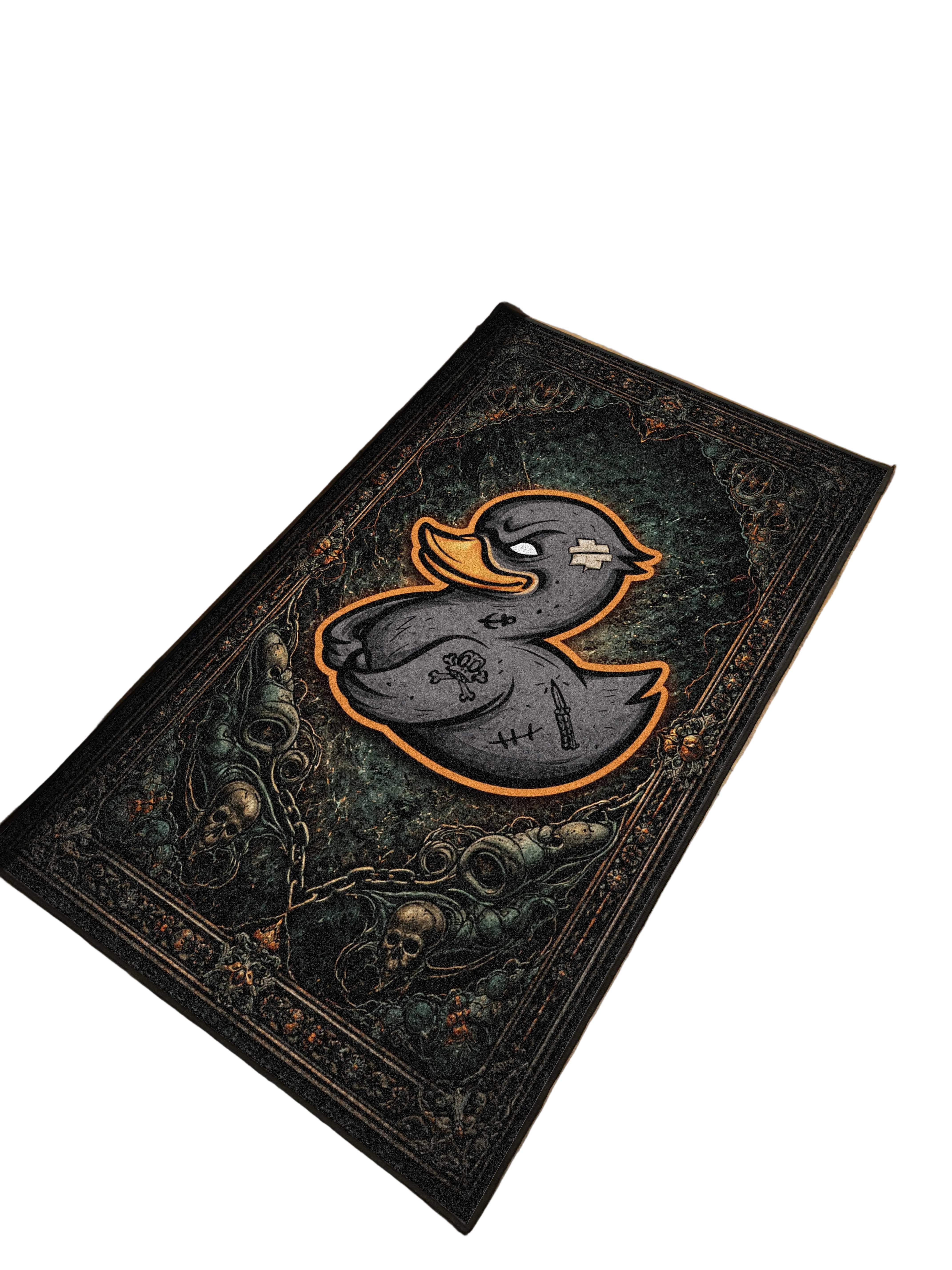 Angry Duck Traditional Washable Custom Rug