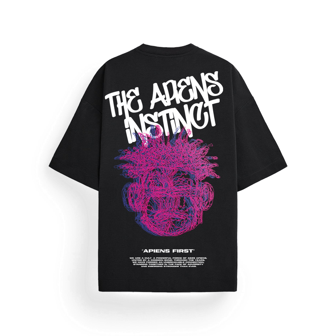 Apiens- Oversized Tshirt (Black)