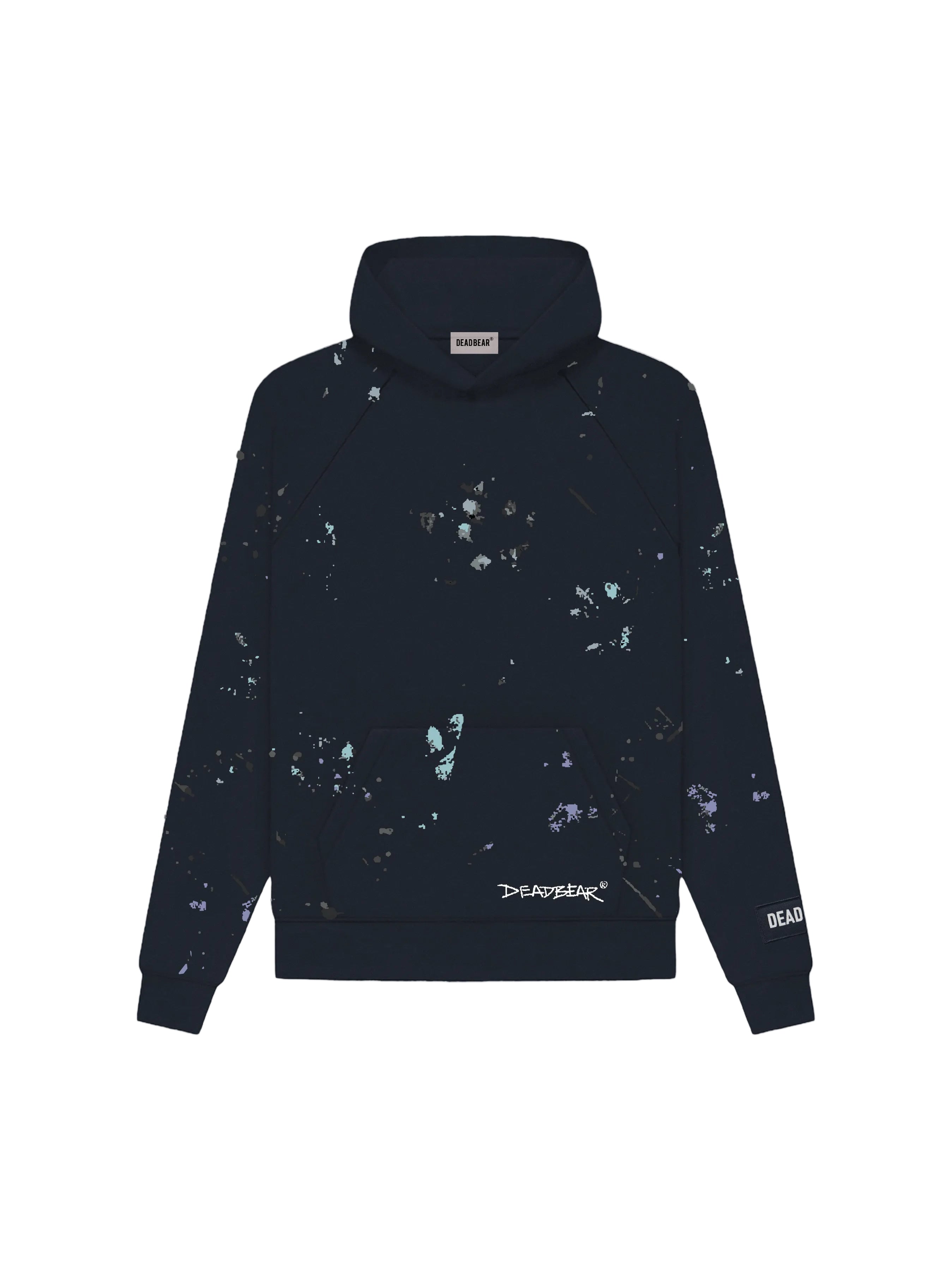 Grumpy Bear Hoodie Navy