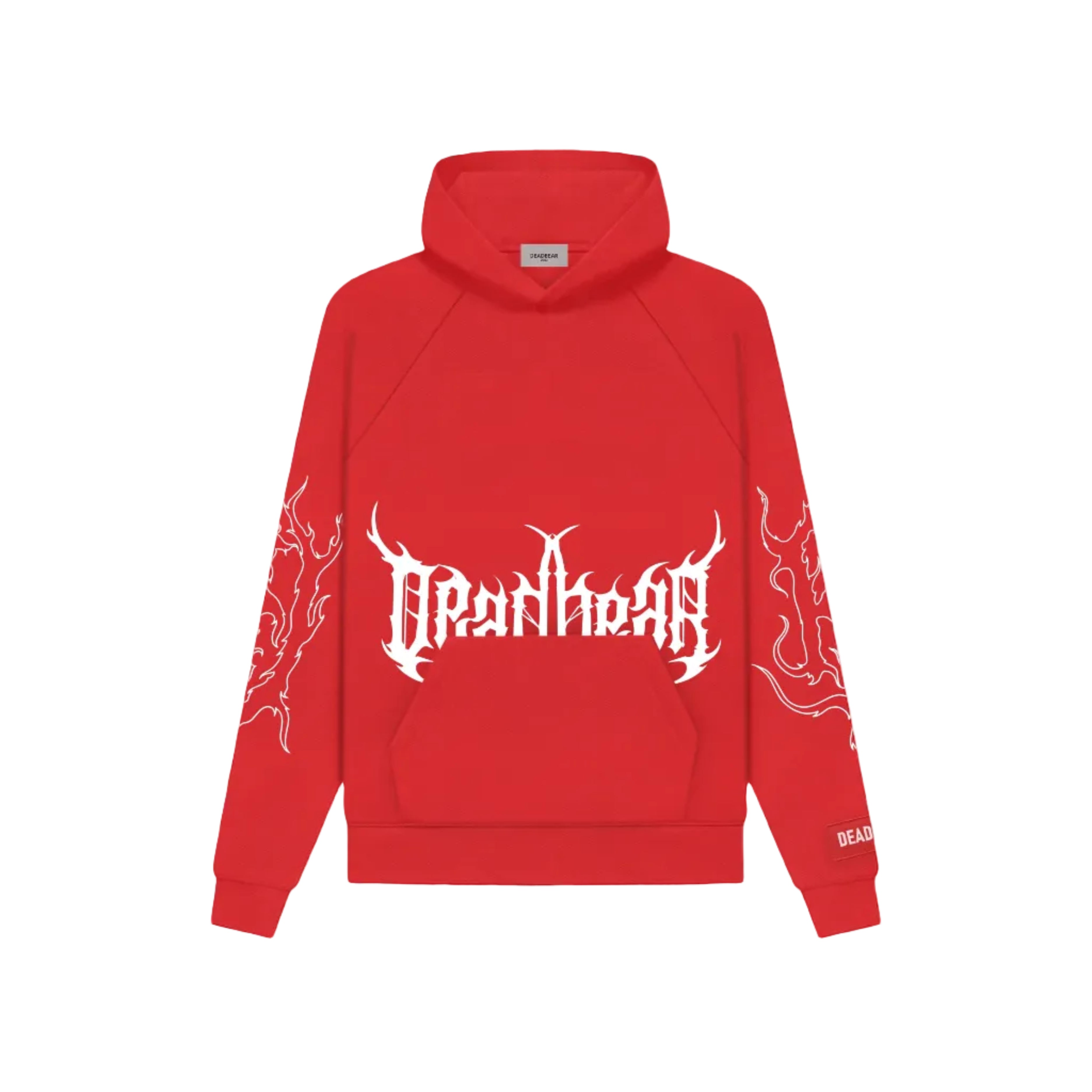 Flames Hoodie Red