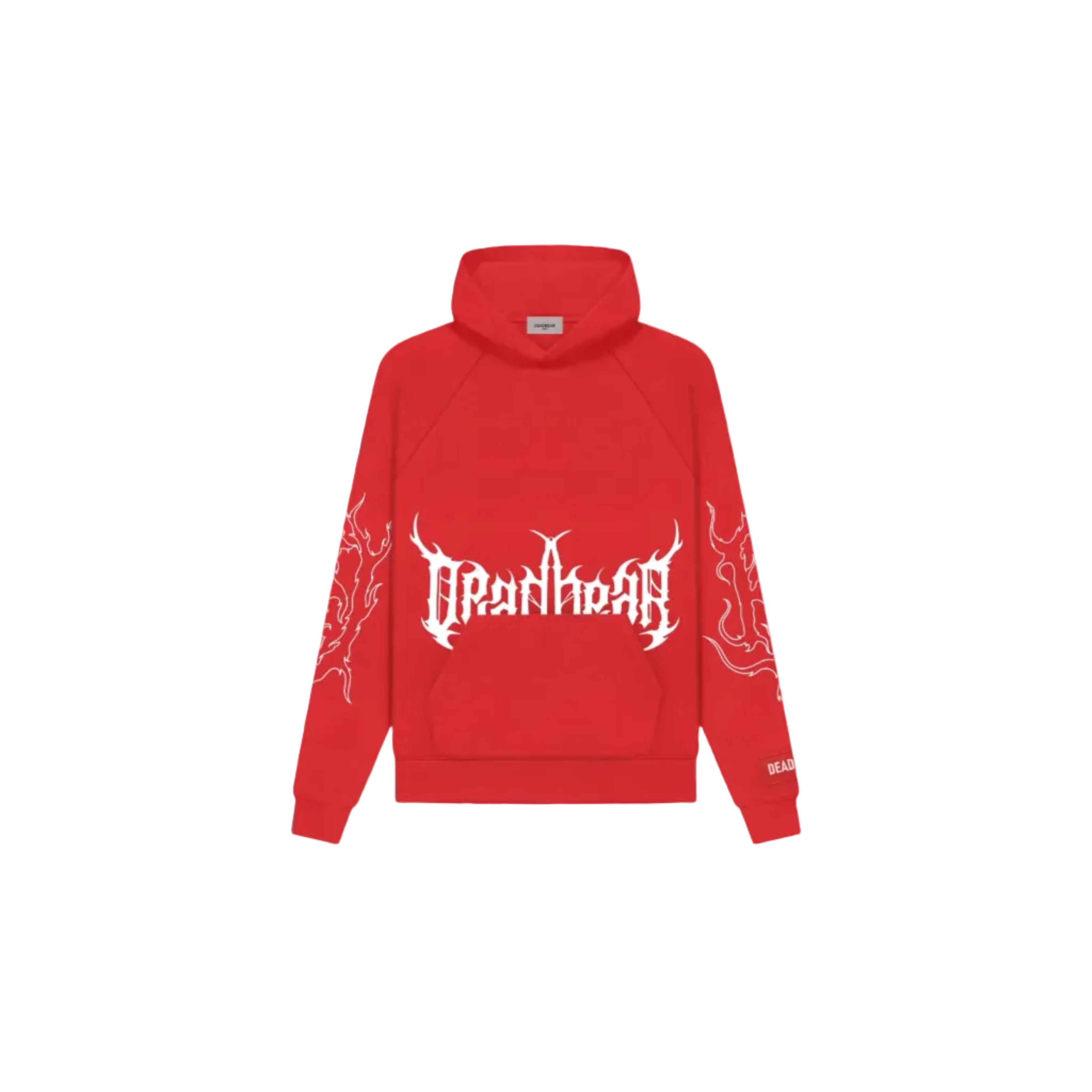 Flames Hoodie Red
