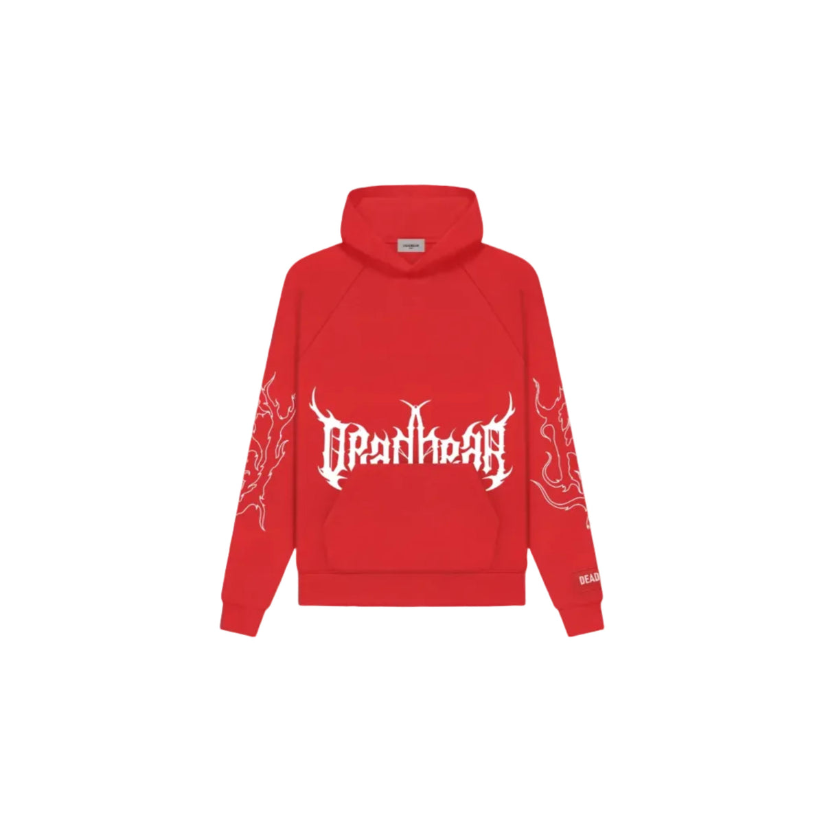 Flames Hoodie Red