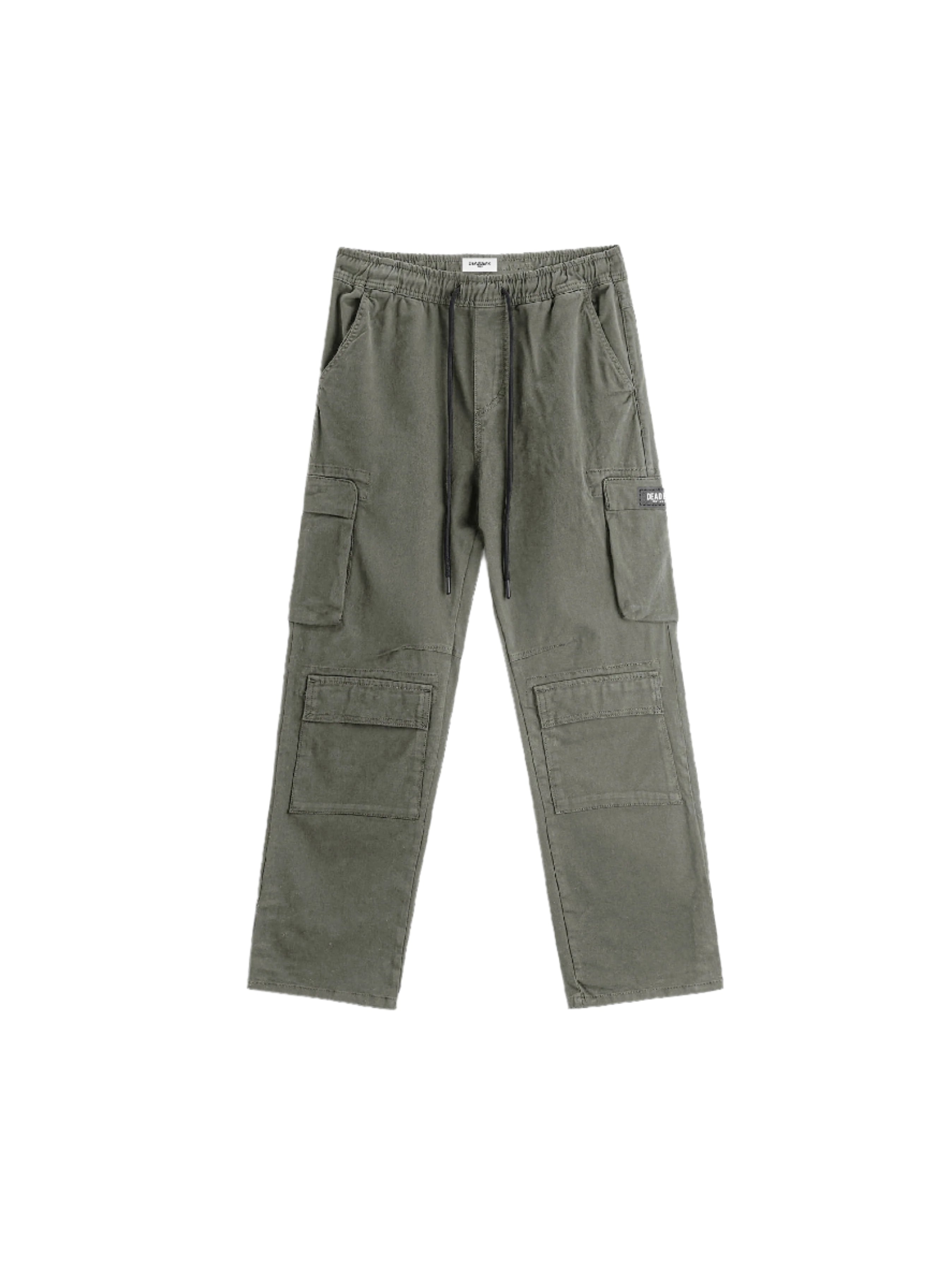 Washed Stone Grey Cargo Pants