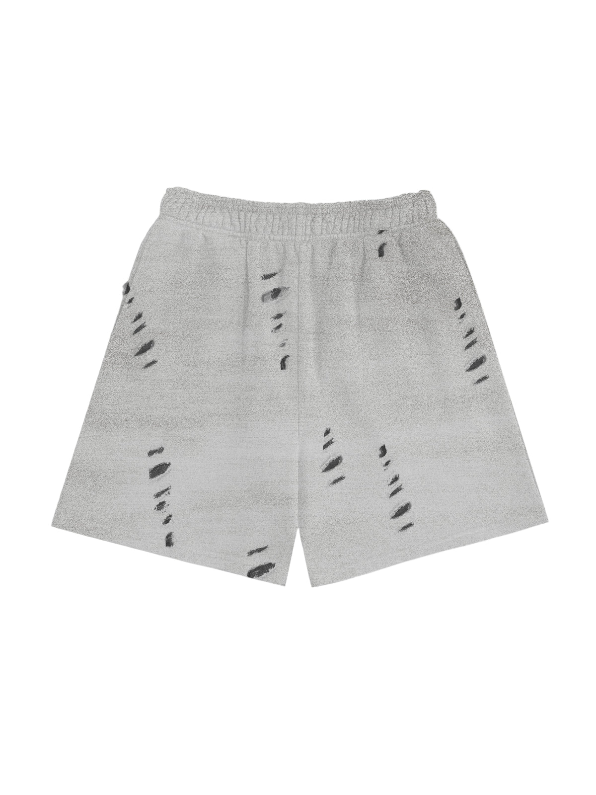 Distressed Washed Grey Shorts