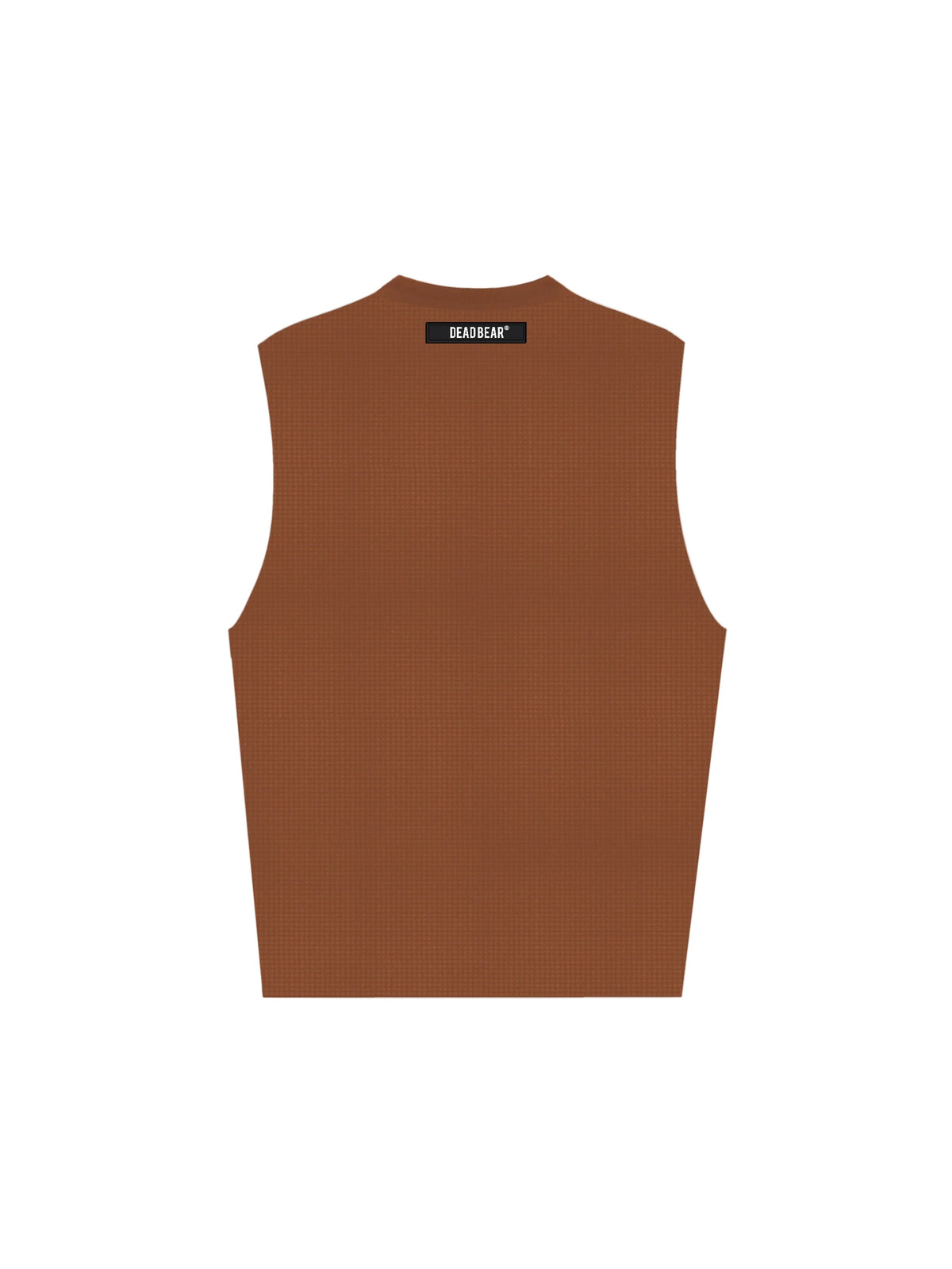 Waffle Tank Brown