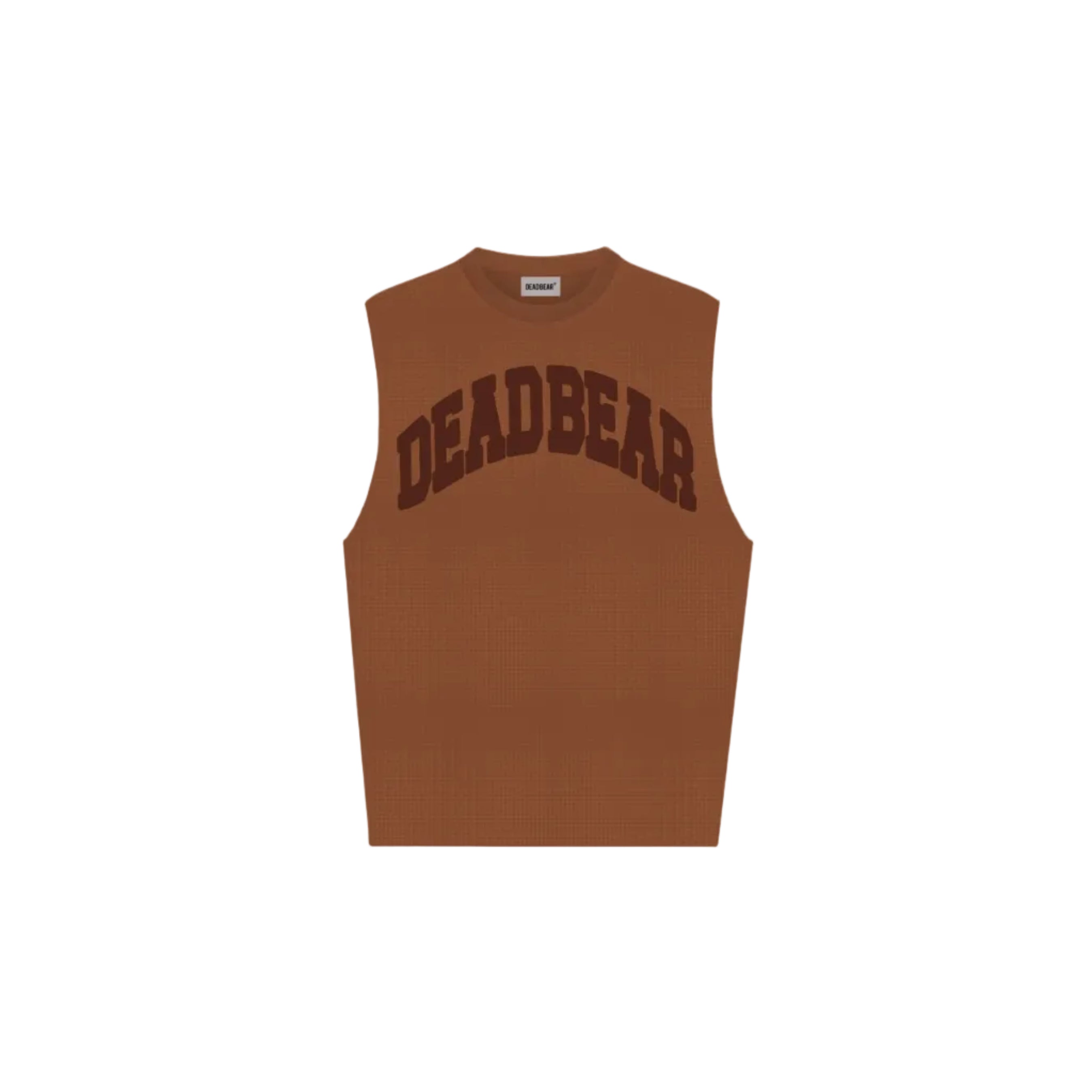 Waffle Tank Brown
