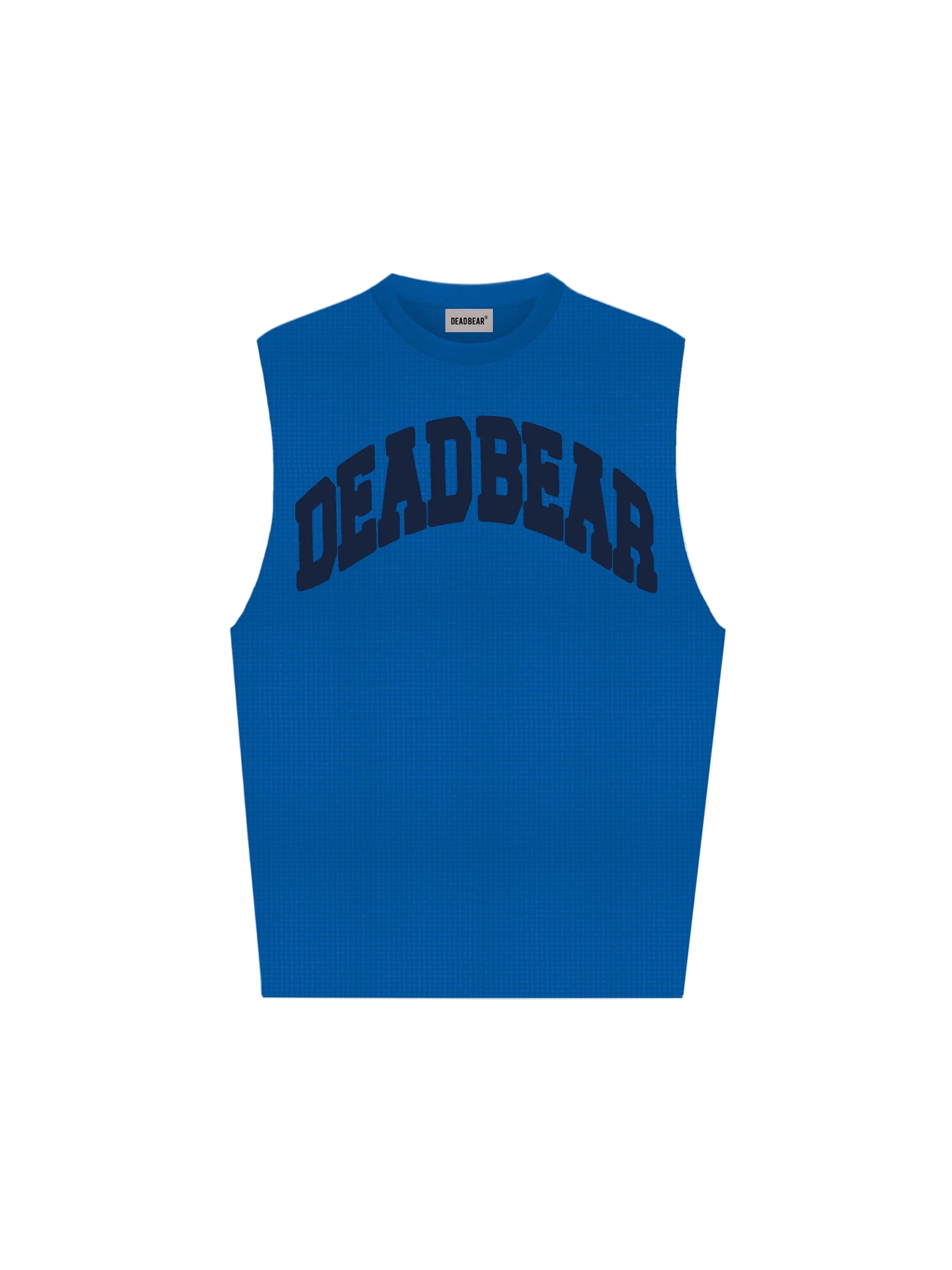Waffle Tank Royal Blue