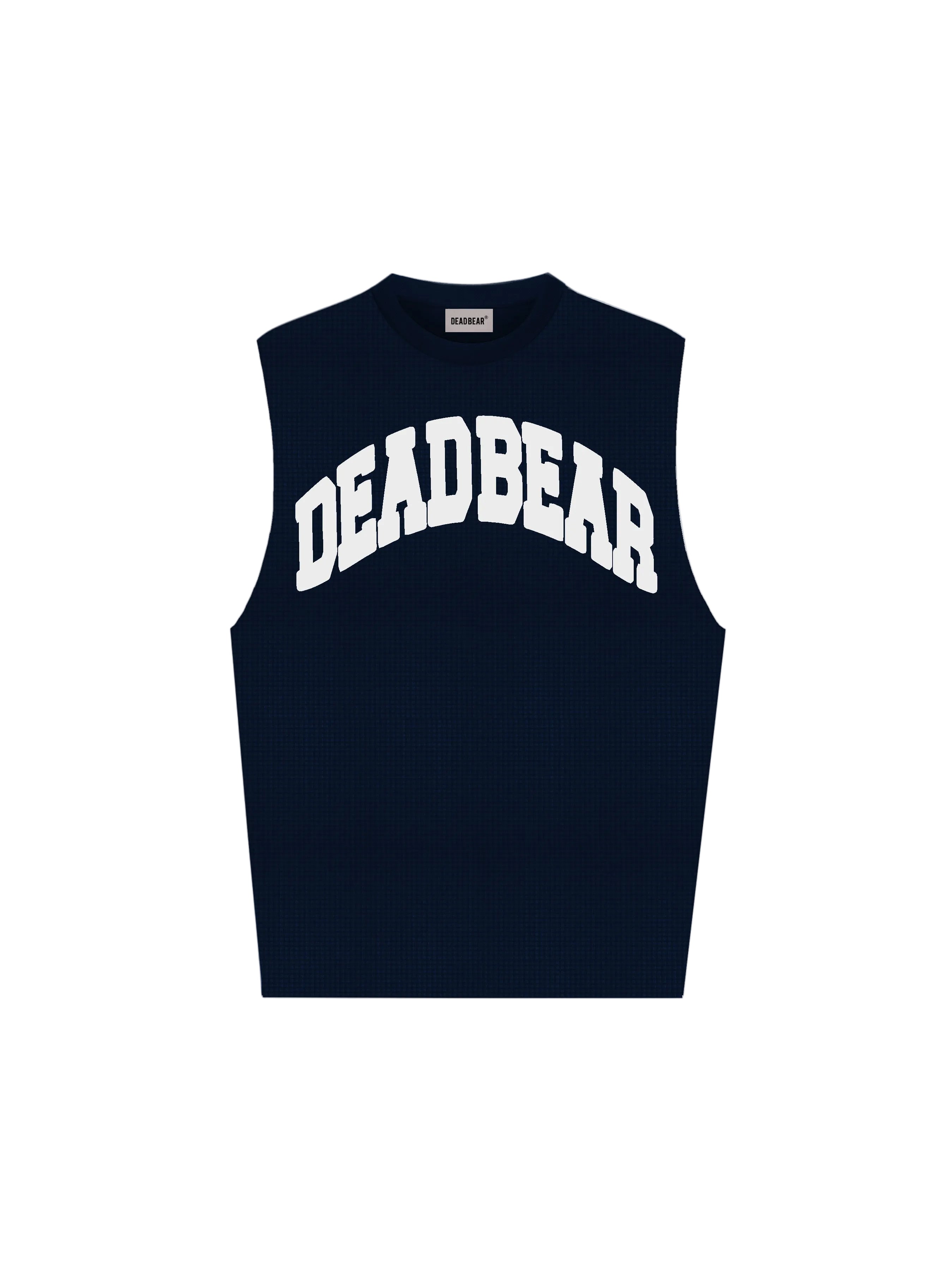 Waffle Tank Navy