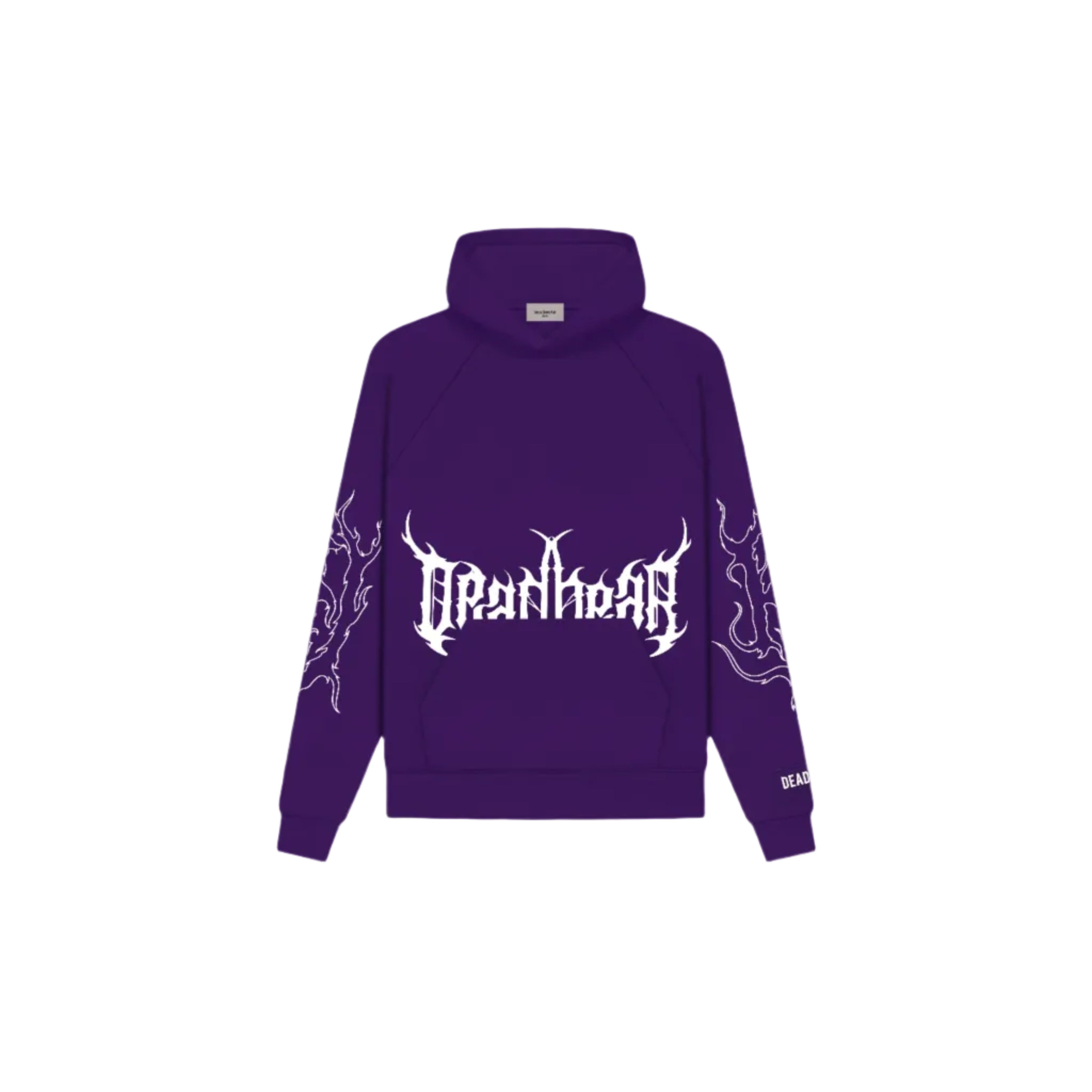 Flames Hoodie Purple