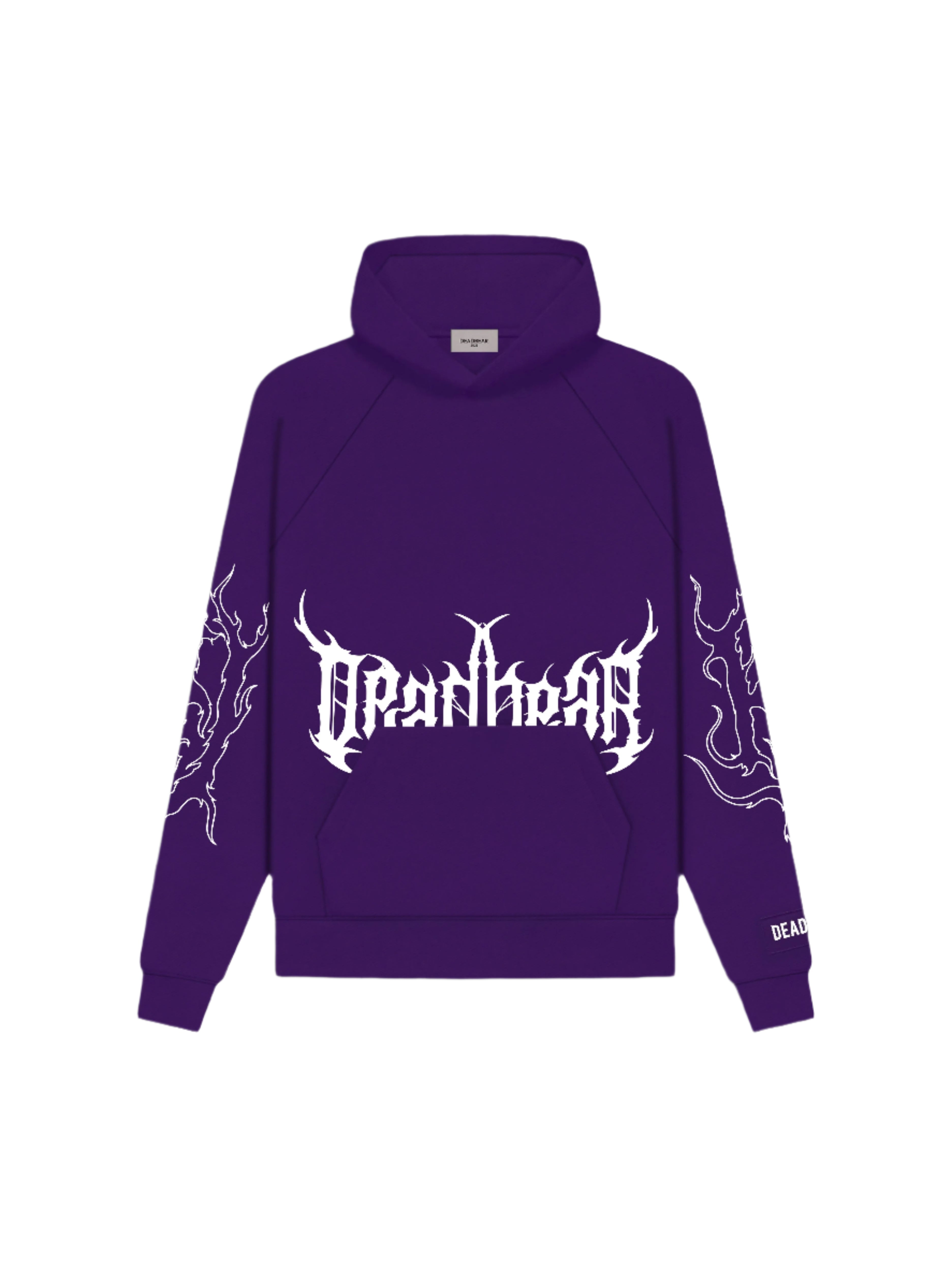 Flames Hoodie Purple