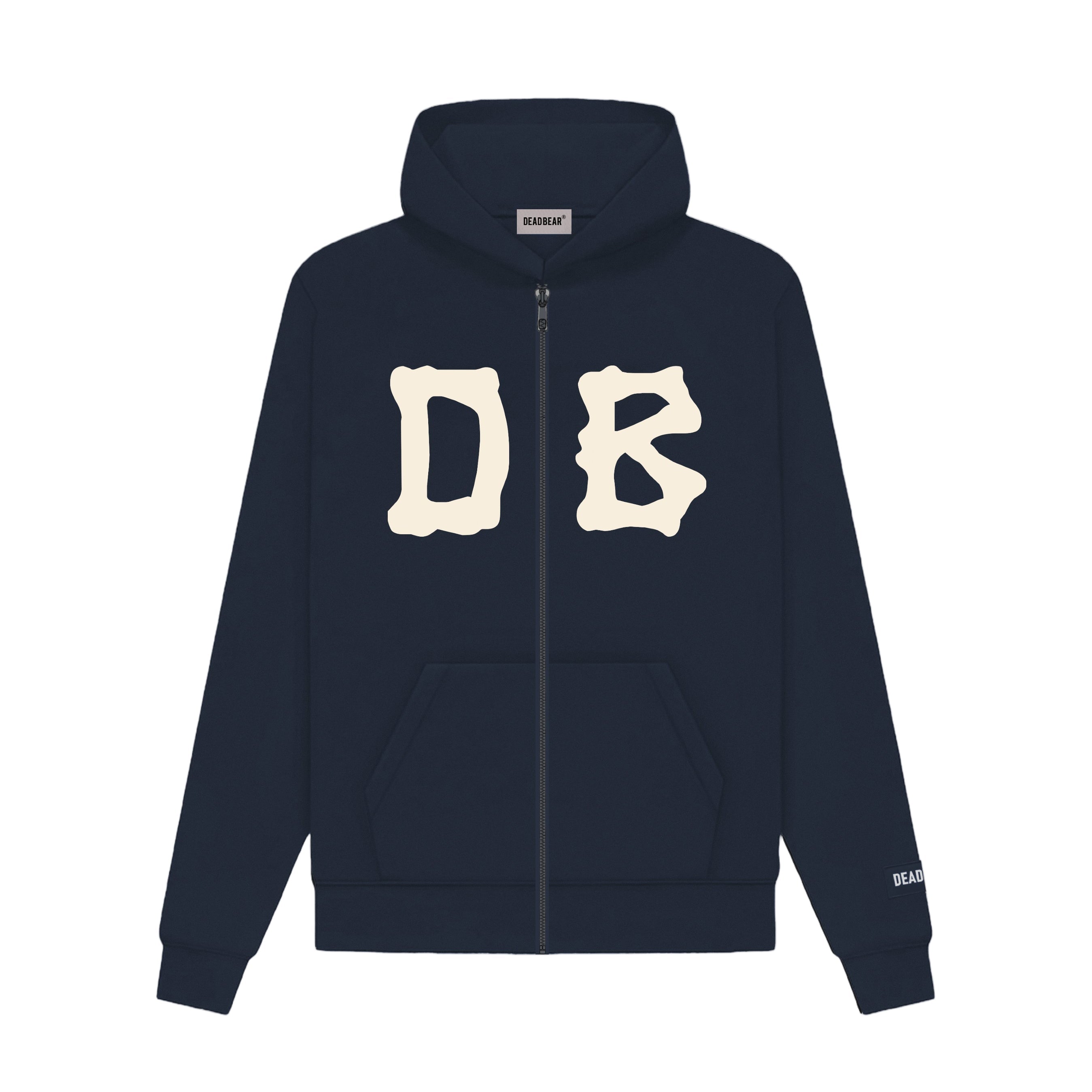 Bone Zipper Navy