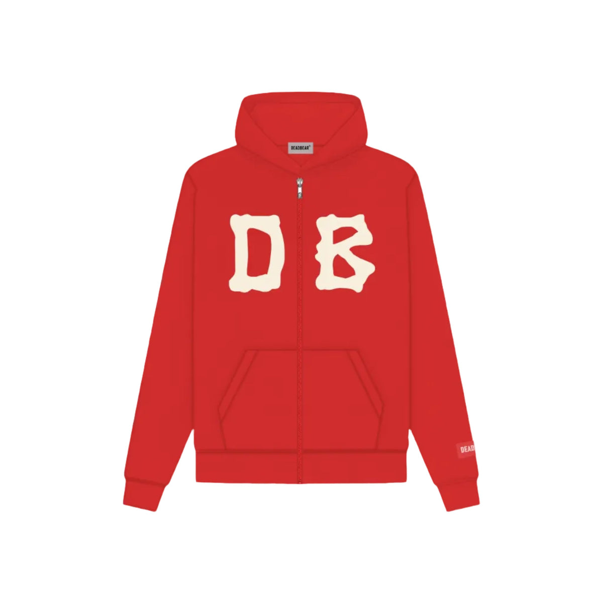 Bone Zipper Red