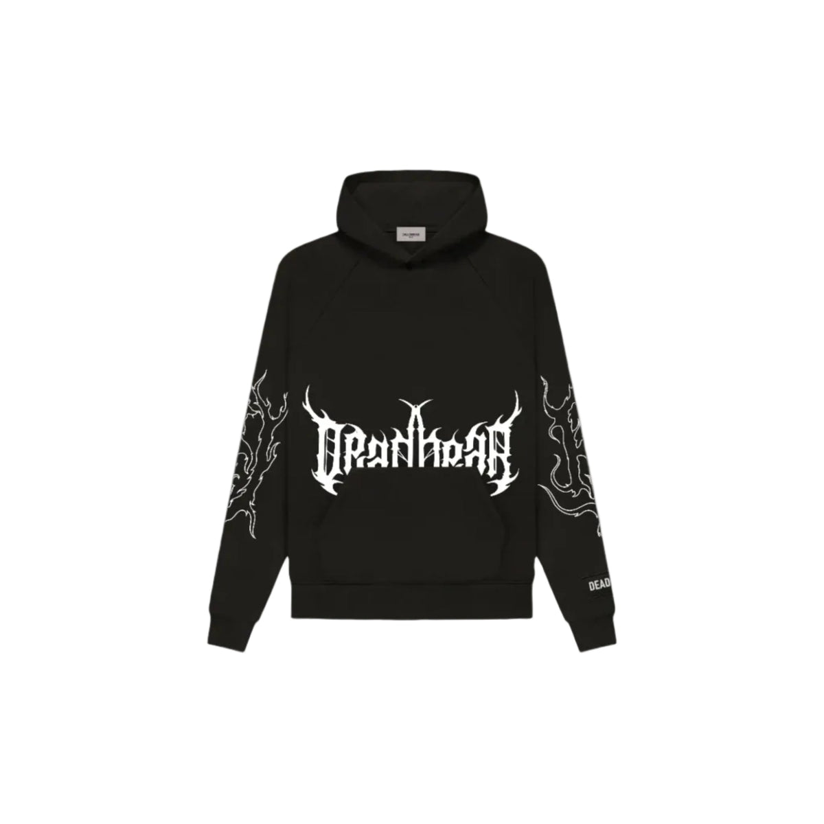 Flames Hoodie Black