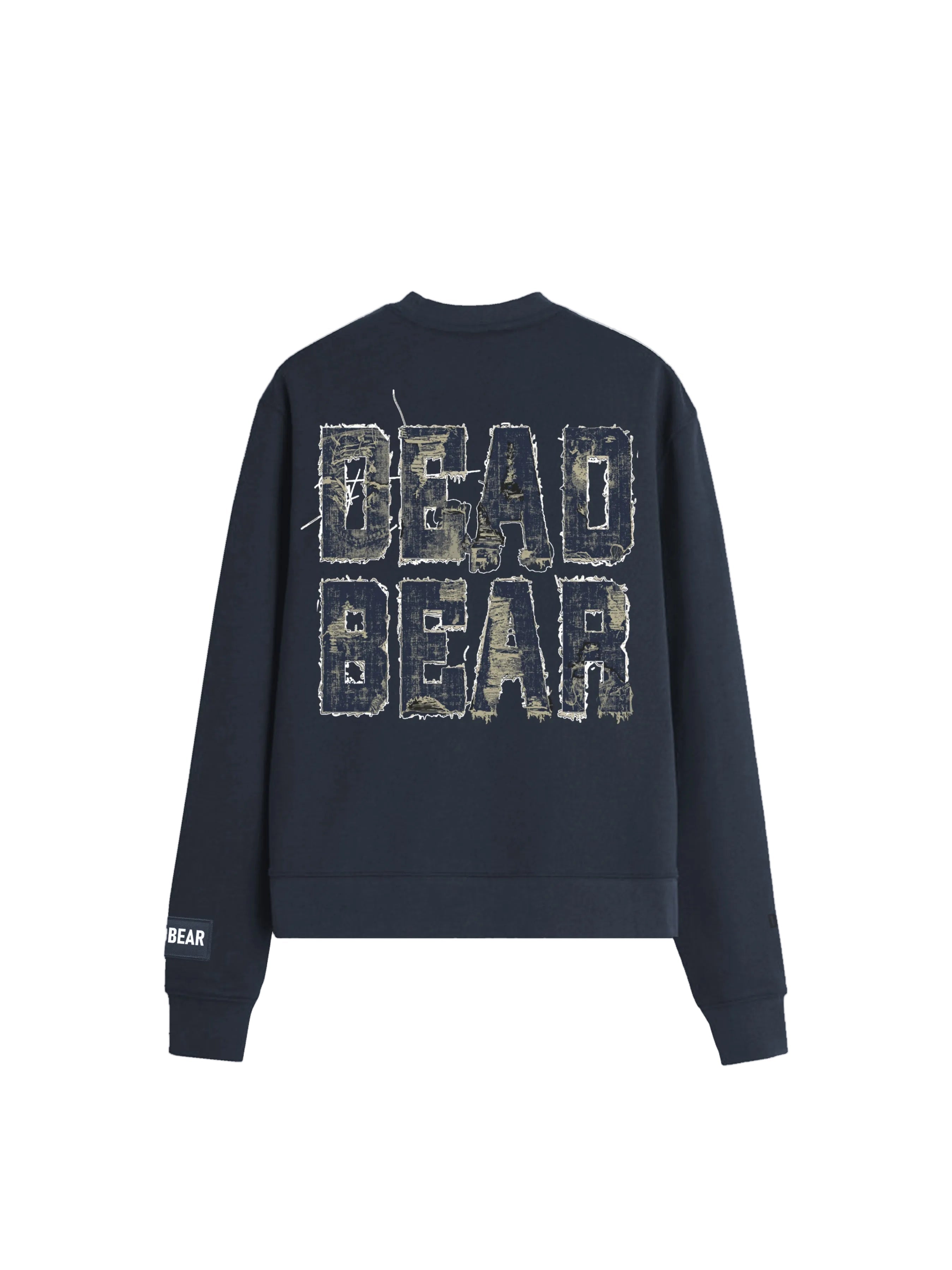 Fake Denim Sweatshirt Navy