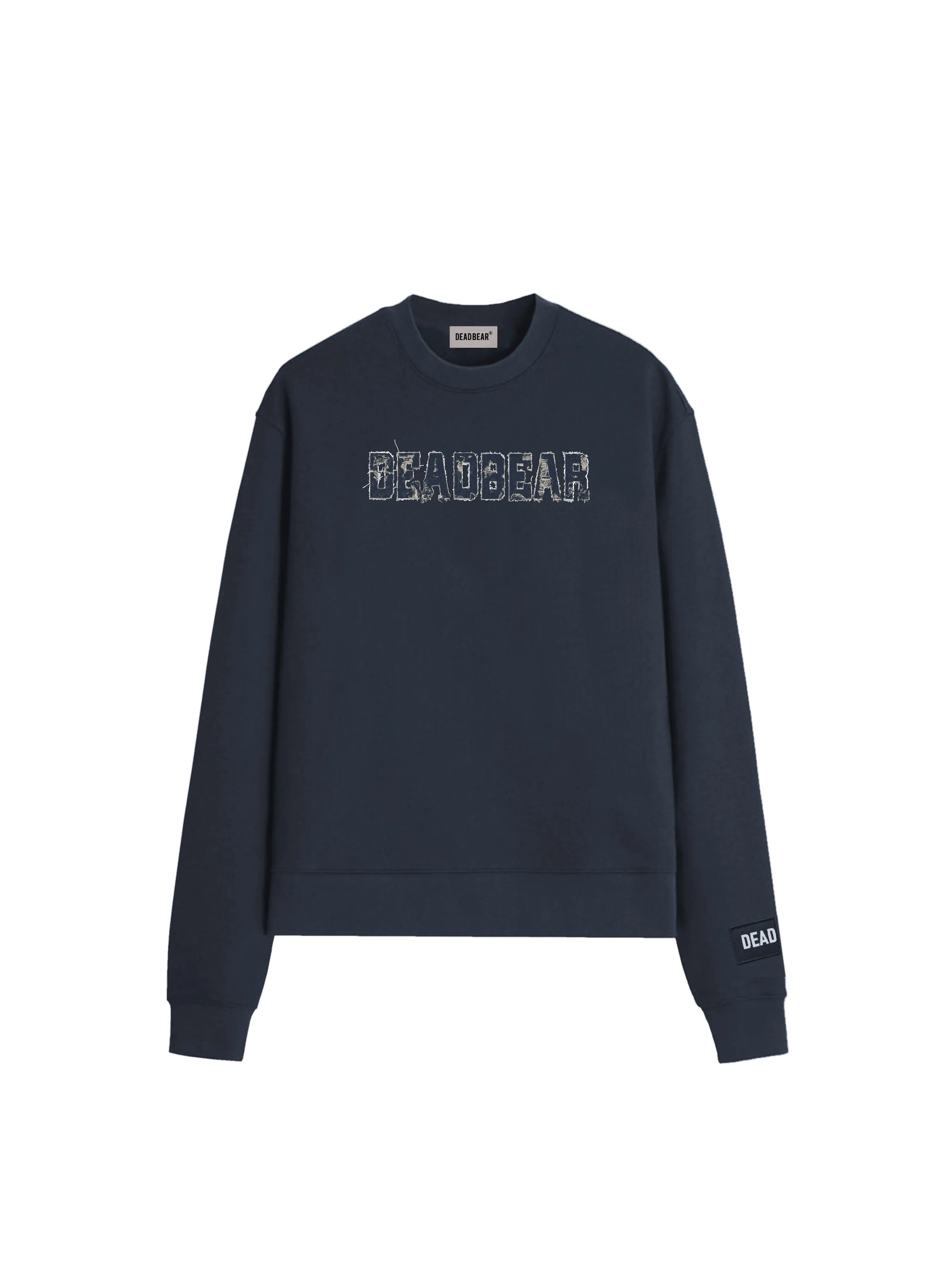 Fake Denim Sweatshirt Navy