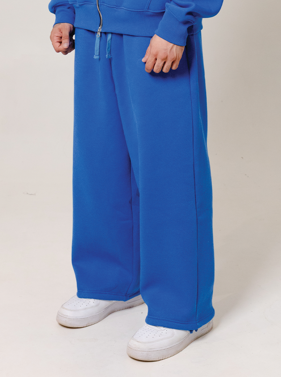Wide Leg Sweatpants- Royal Blue