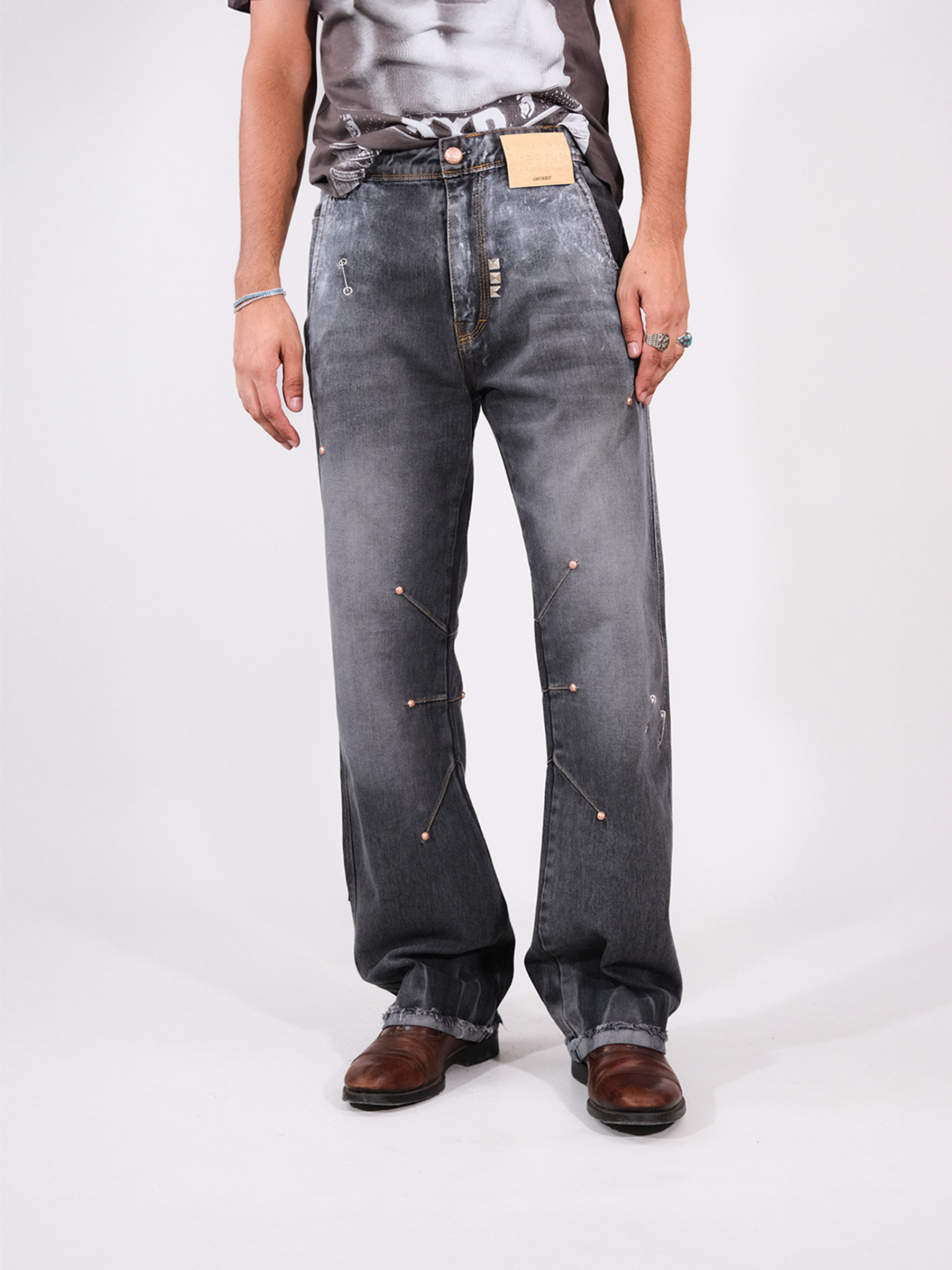 Darts Flared Masti - Grey - RTW
