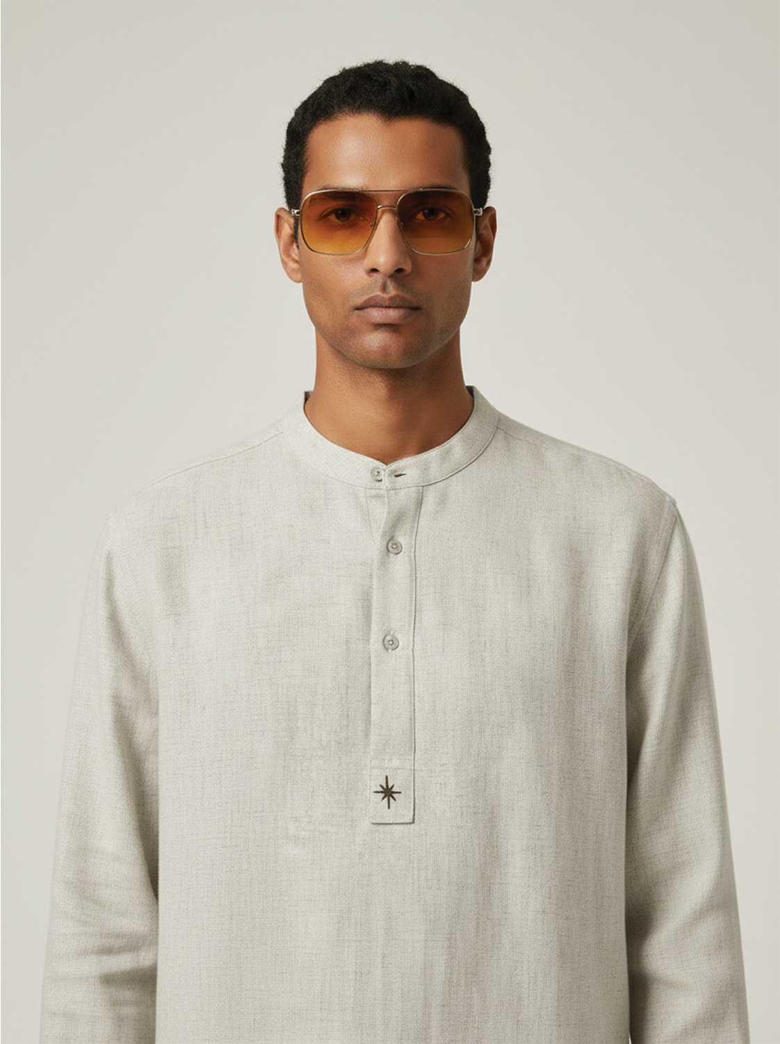 Khadi Linen Placket Shirt