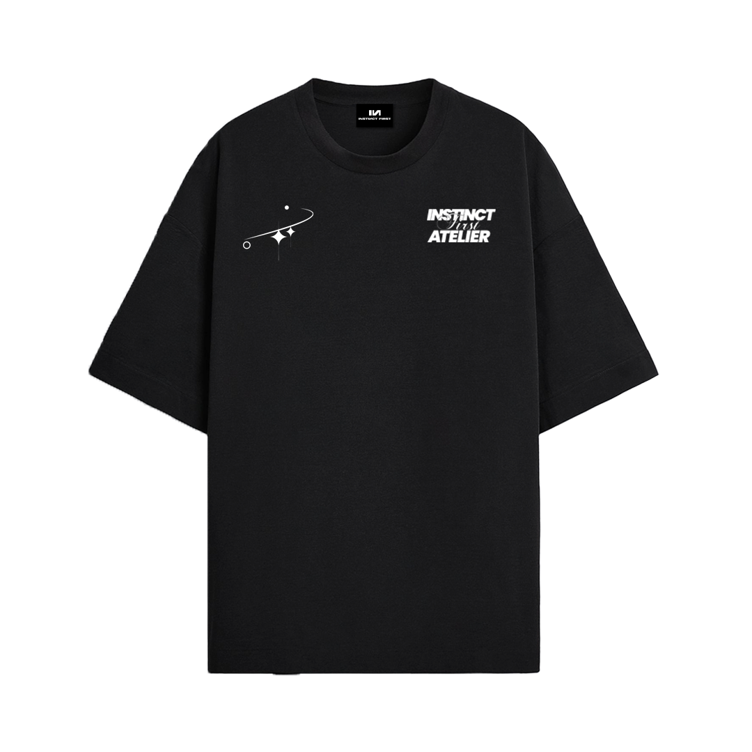 Atelier Oversized T-shirt- (Black)