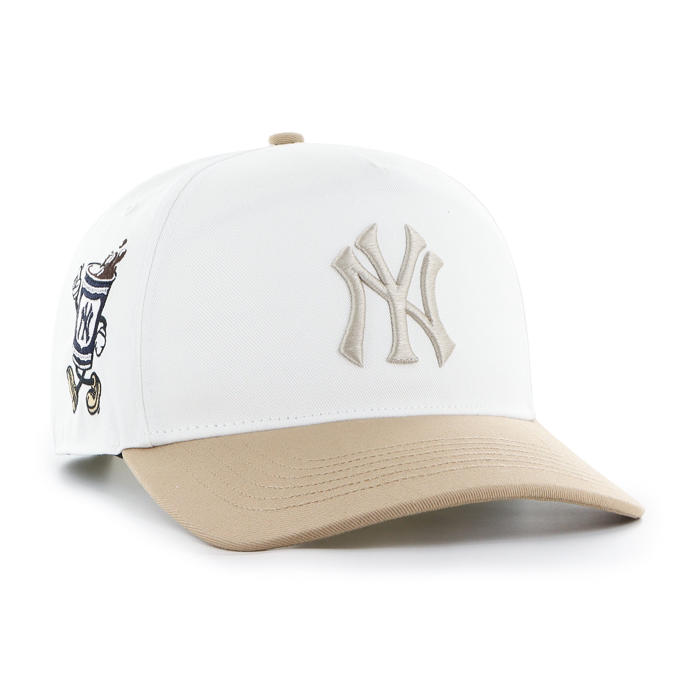 New York Yankees White Cartoon Icon '47 Hitch White Cap