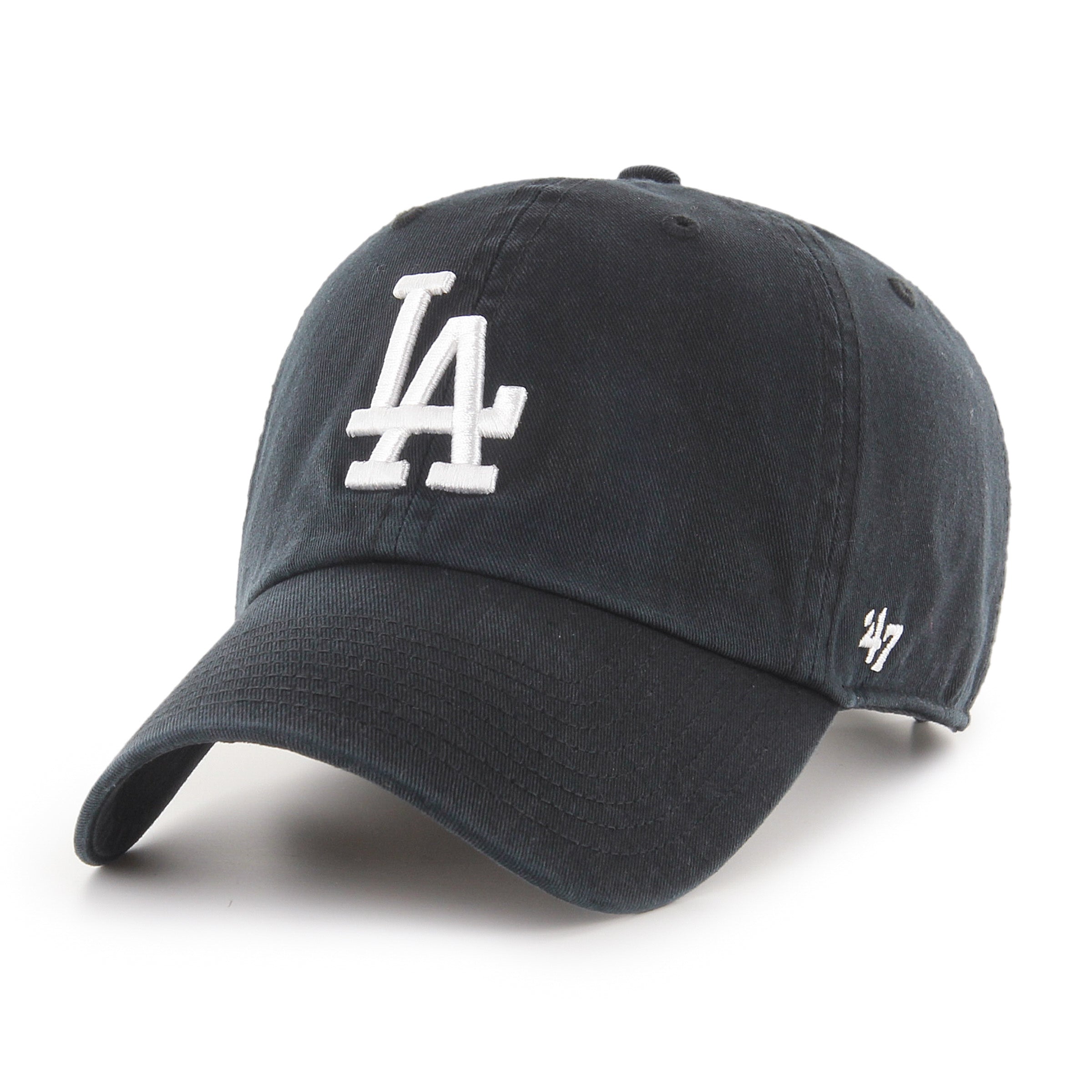 Los Angeles Dodgers '47 CLEAN UP Black Cap