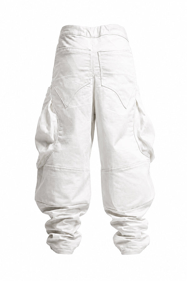Churidar Cargo Pants (Limited White Ver.)