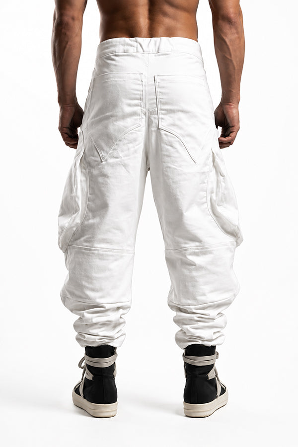 Churidar Cargo Pants (Limited White Ver.)