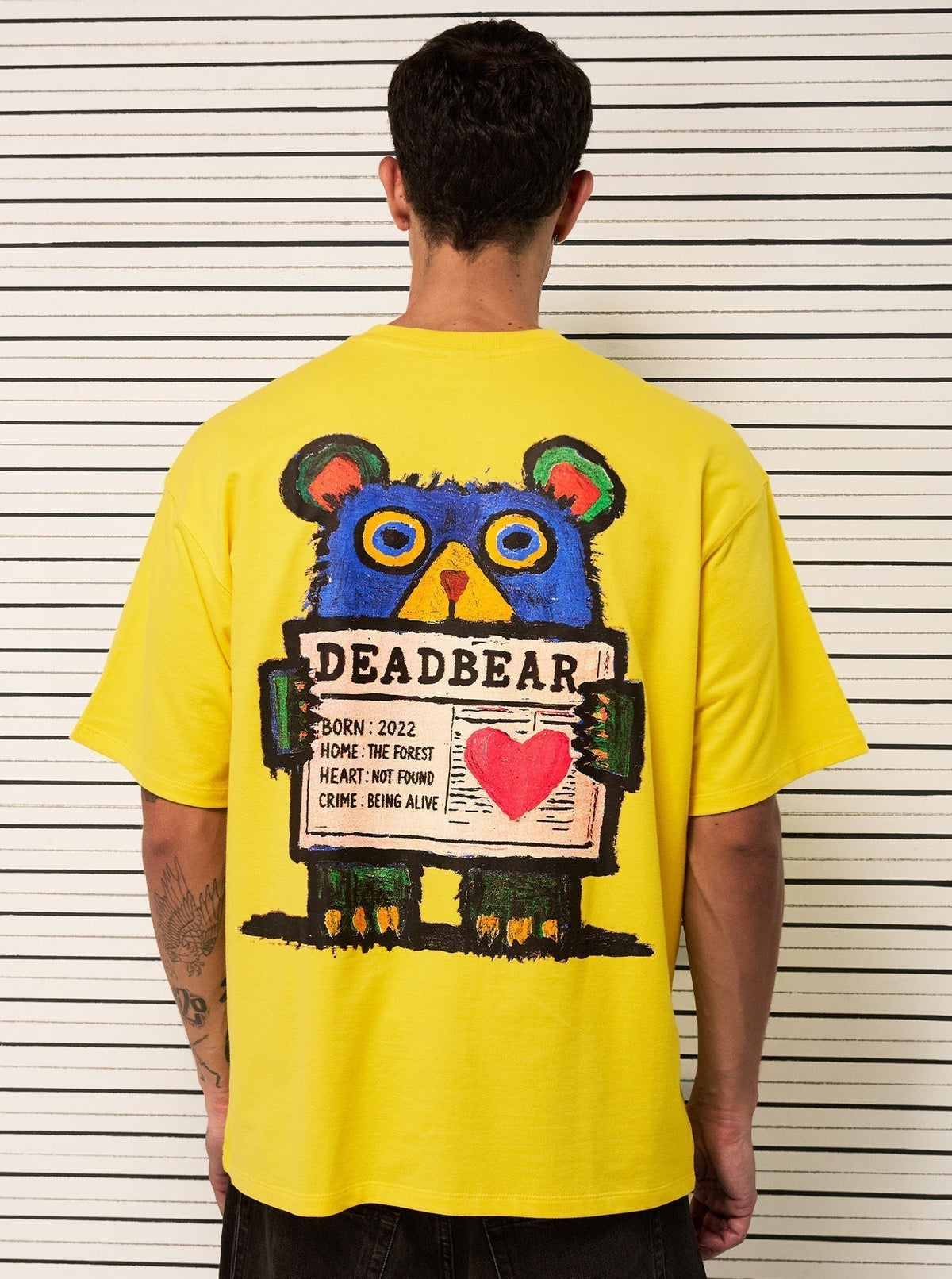 Mugshot Tee Yellow