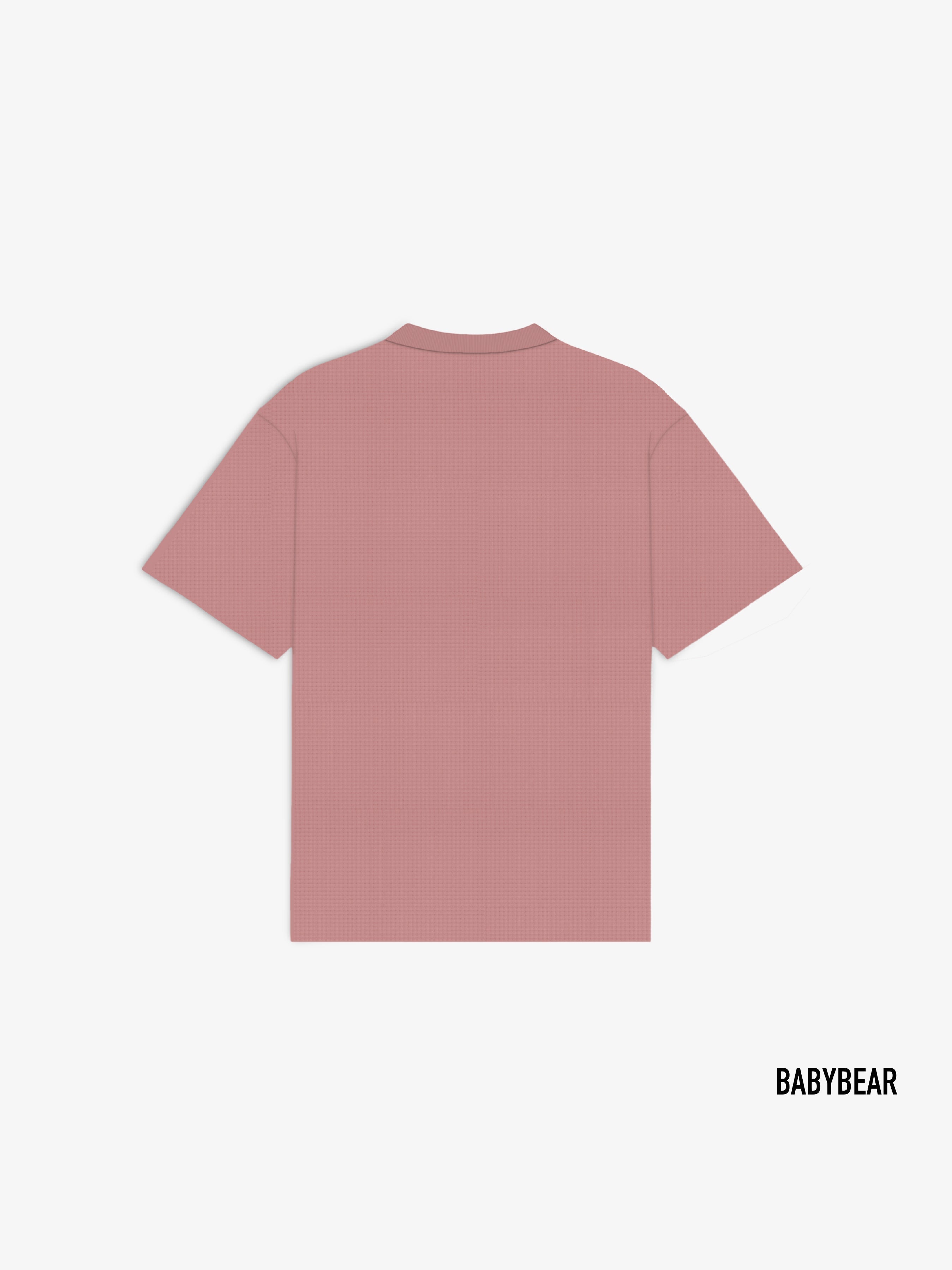 Babybear Waffle Tee Pink - for kids