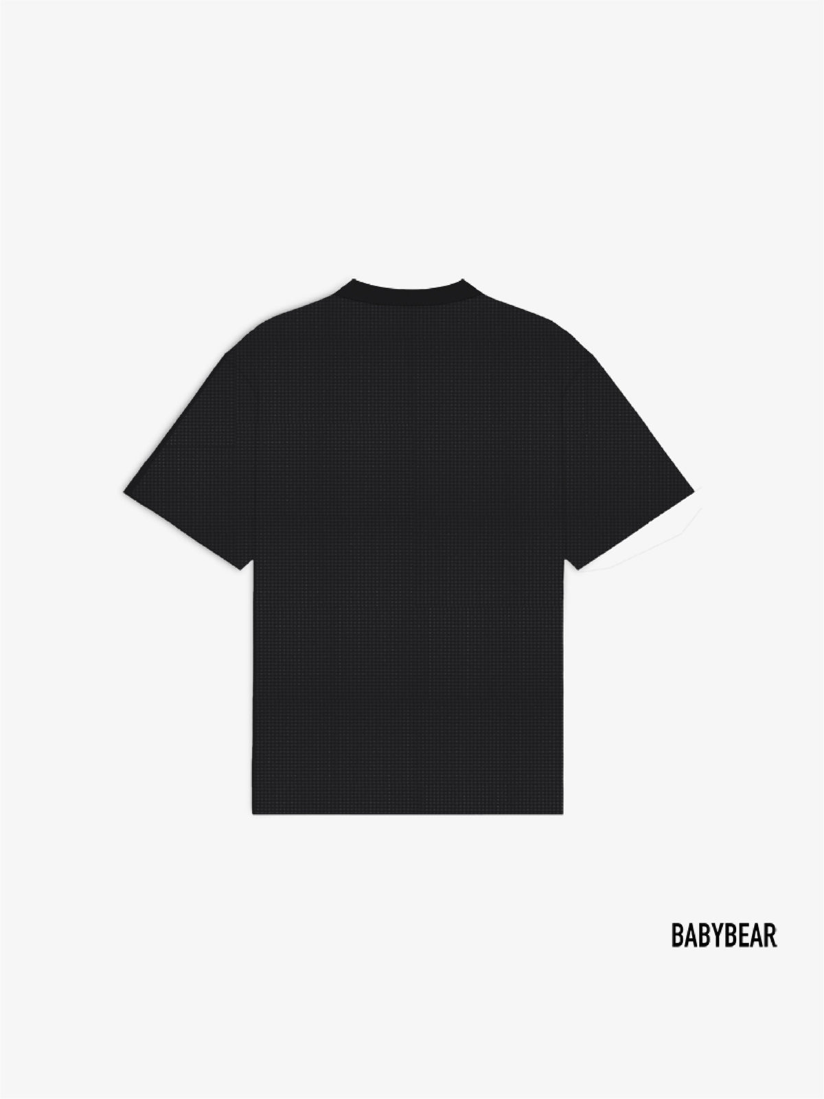 Babybear Waffle Tee Black - for kids