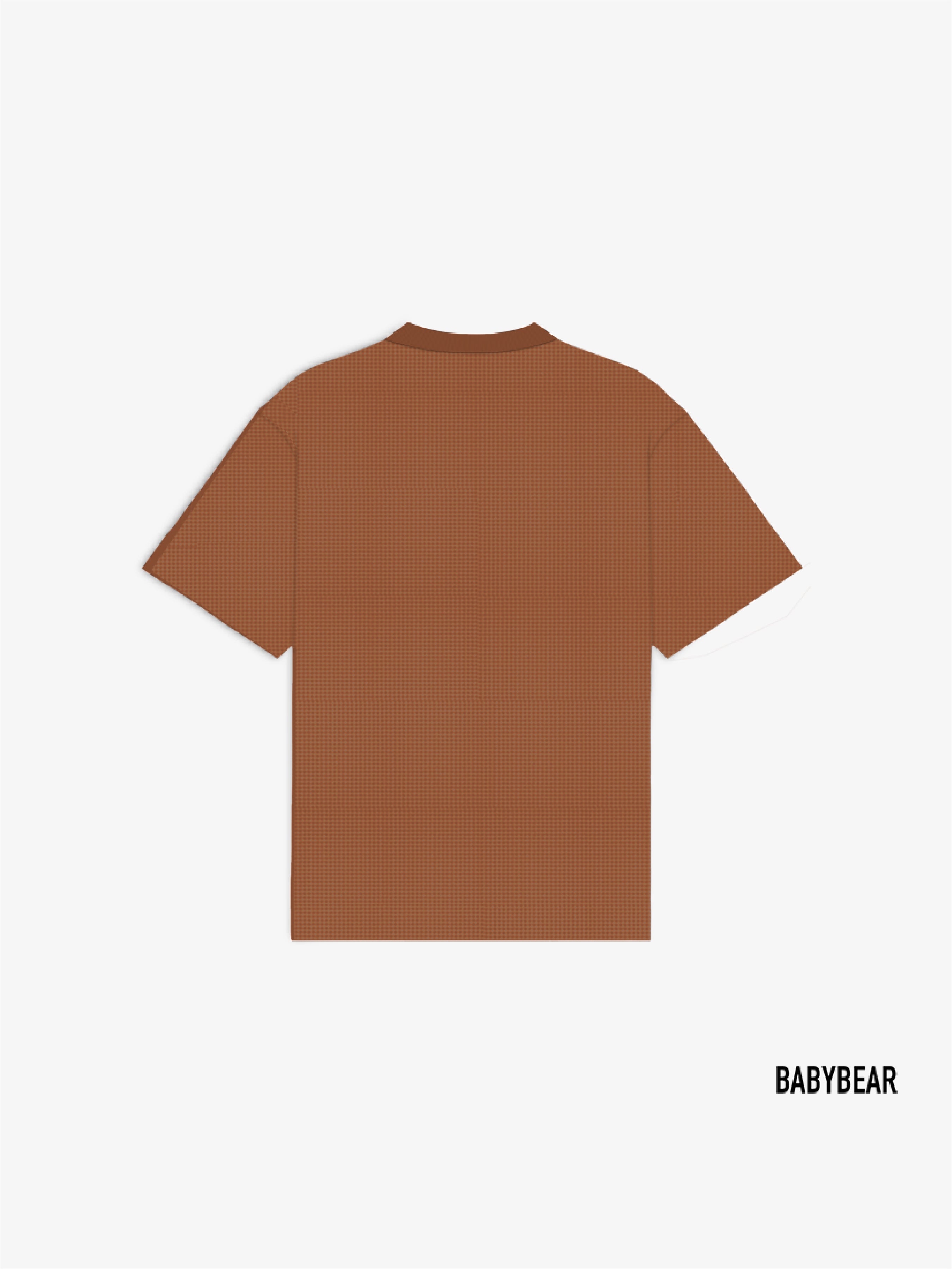 Babybear Waffle Tee Brown