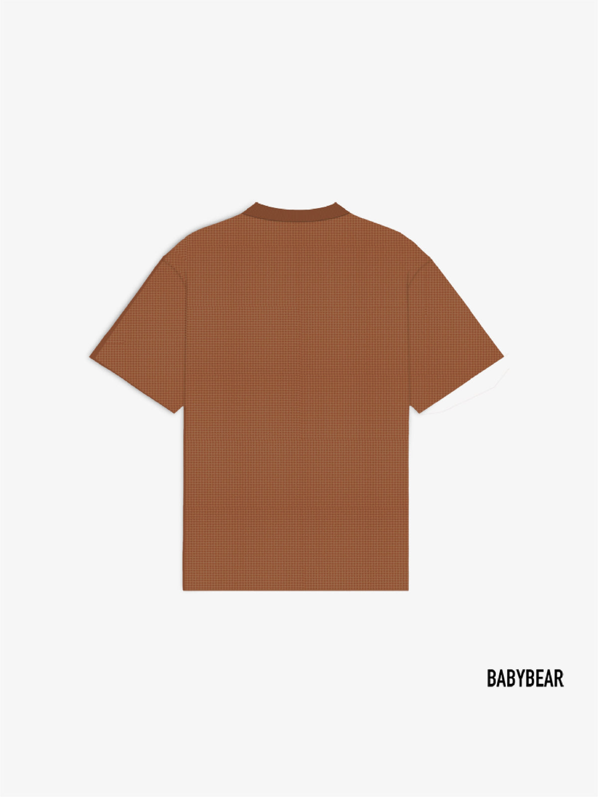 Babybear Waffle Tee Brown - for kids