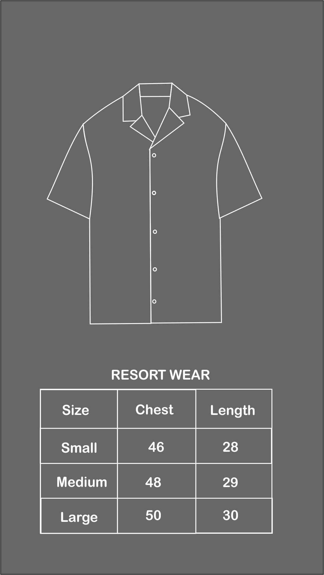 Cuban Oversized Shirt - Resort Wear