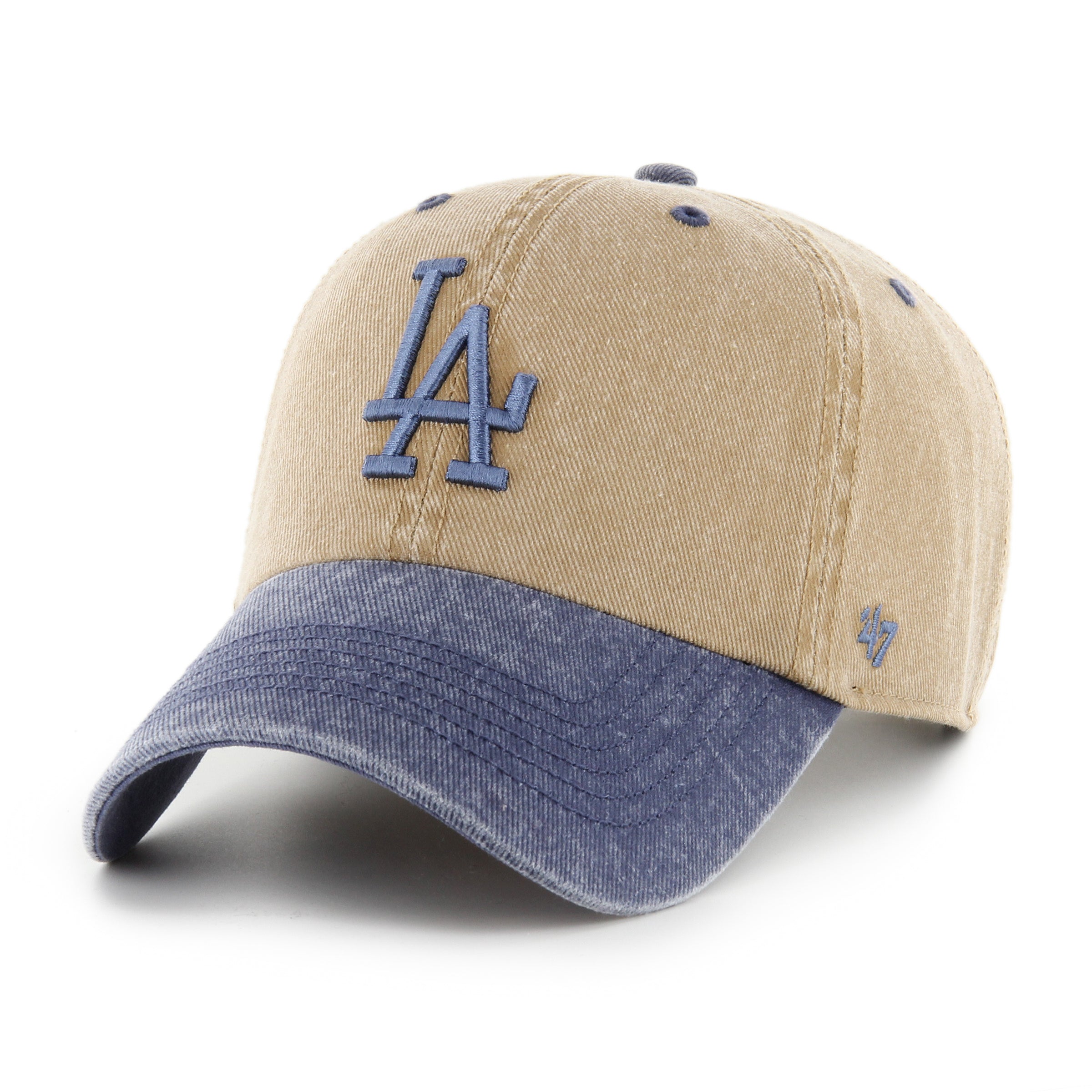 LA Dodgers Eldin ’47 CLEAN UP Khaki Cap