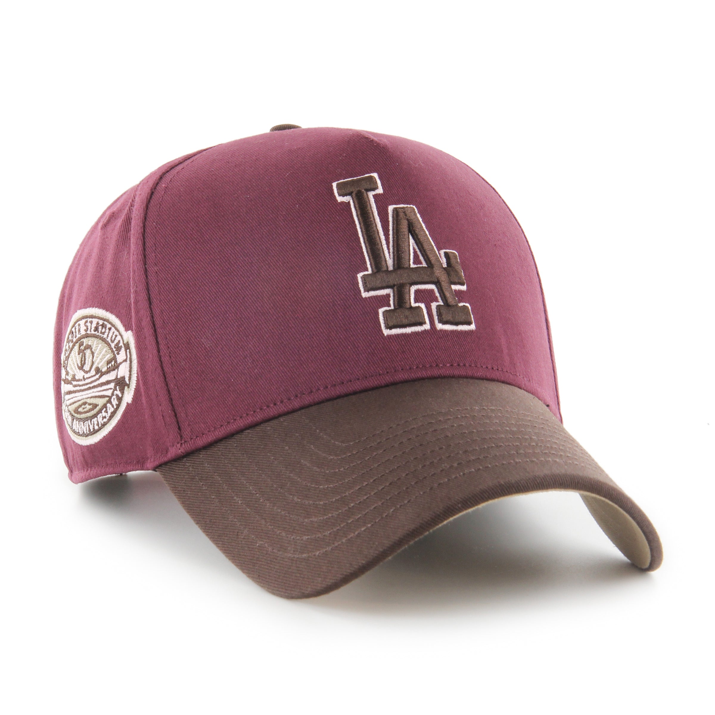 Los Angeles Dodgers Sure Shot TT Cotton ’47 MVP DT Dark Maroon Cap