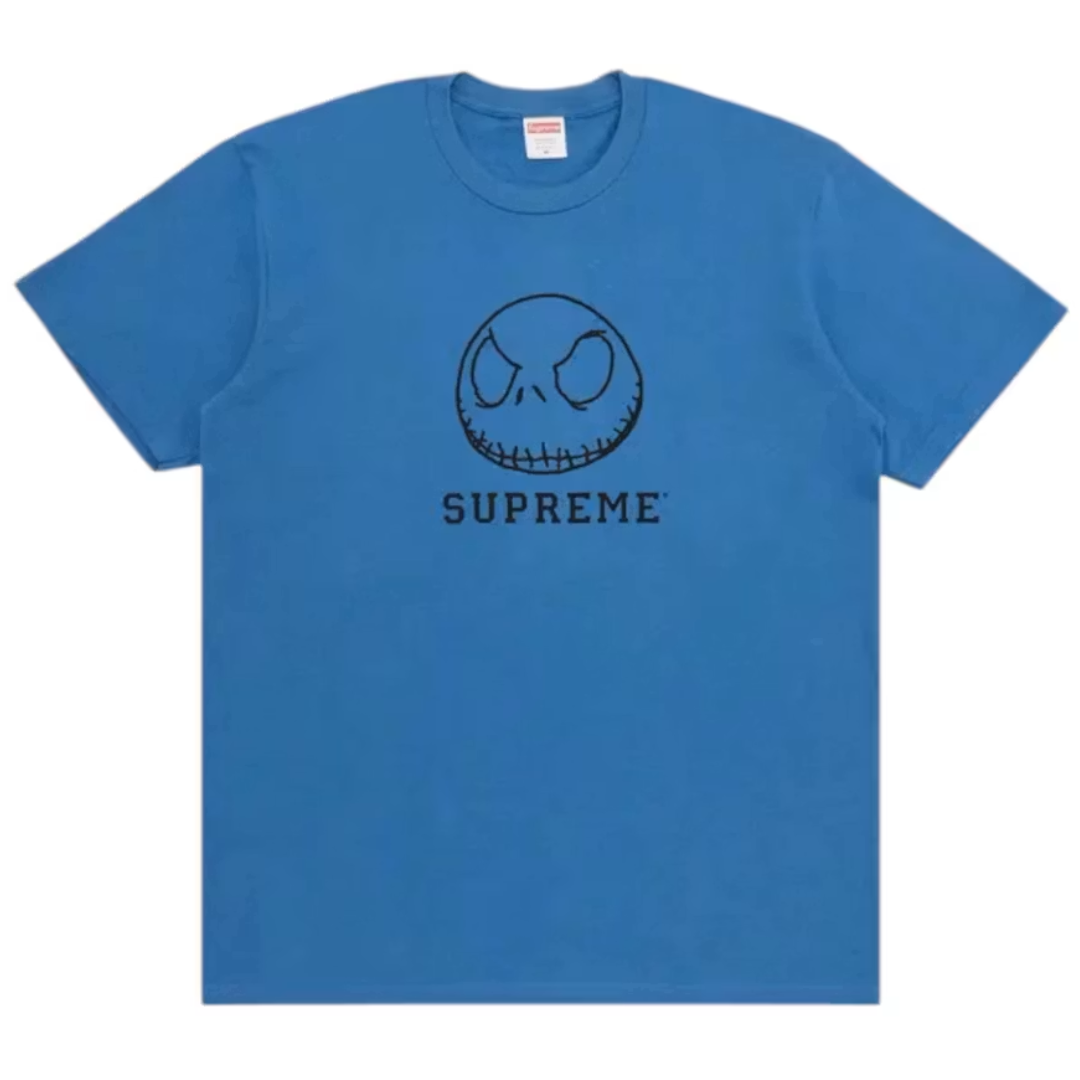 SUPREME SKELETON TEE FADED BLUE