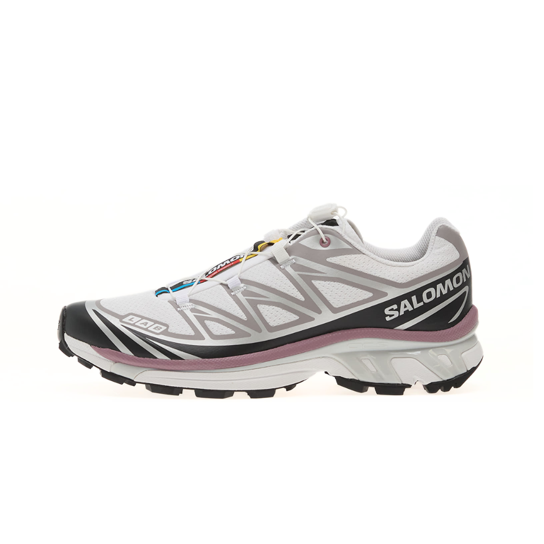 Salomon XT-6 White Black Dusky Orchid