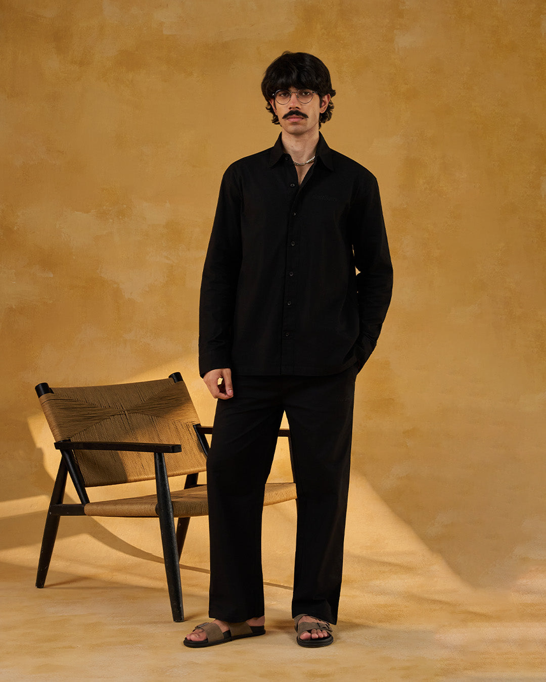 Co-ord Shirt Black