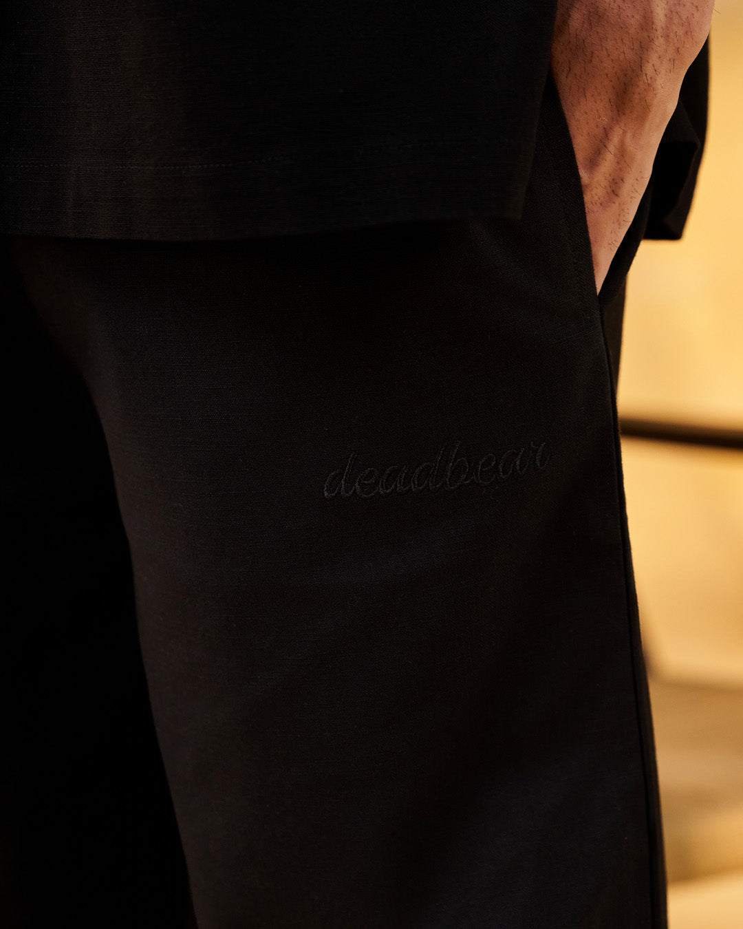 Co-ord Straight Pant Black