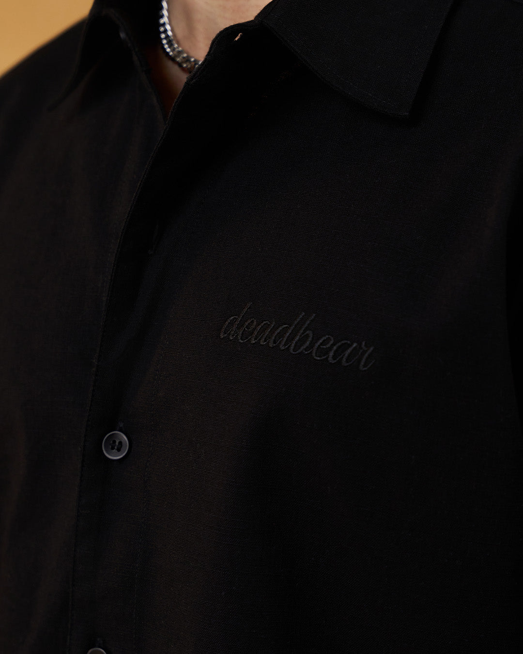 Co-ord Shirt Black